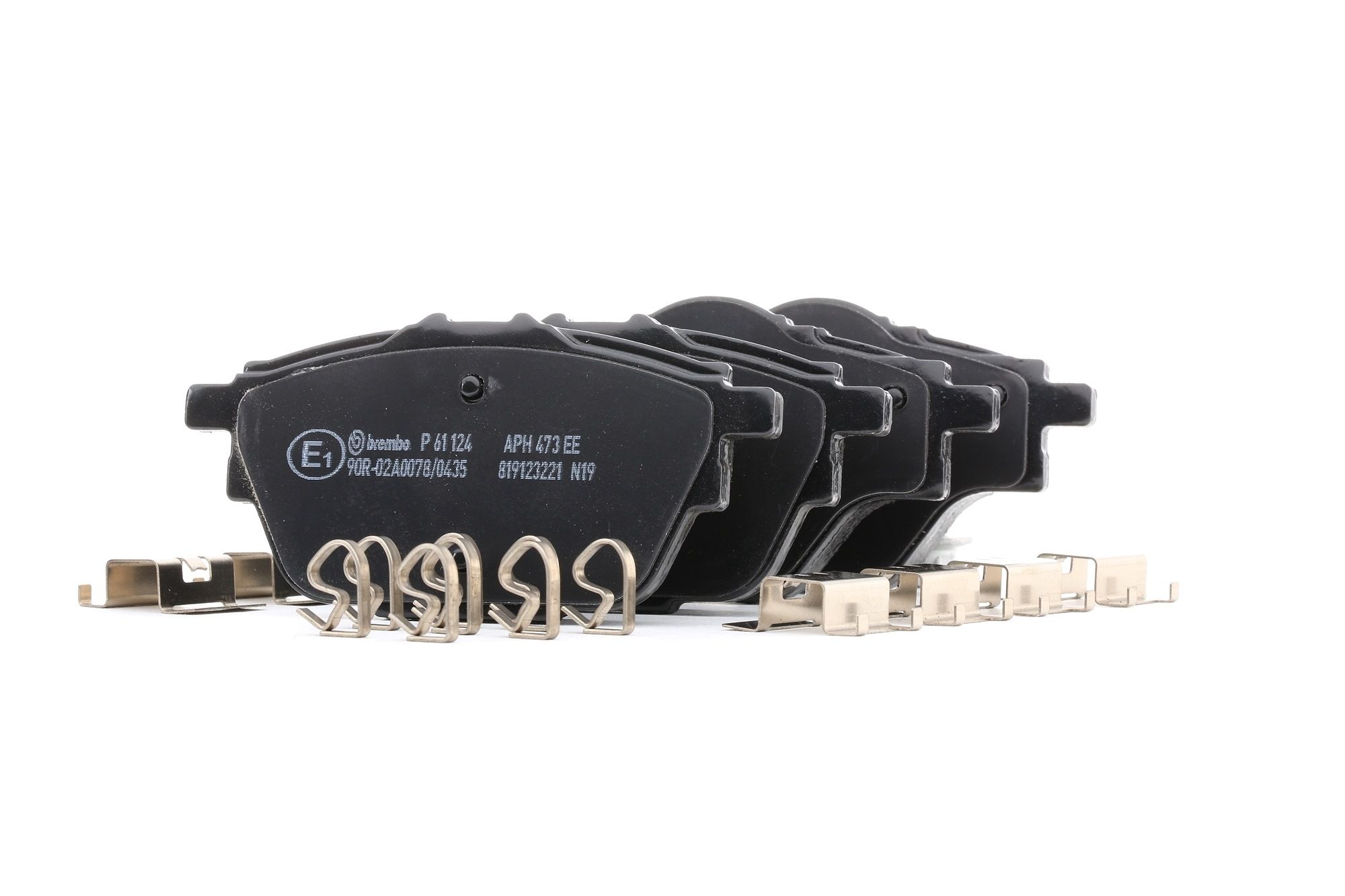 BREMBO Plaquettes De Frein P 61 124 Jeu De Plaquettes De Frein,Jeu de plaquettes de frein, frein à d