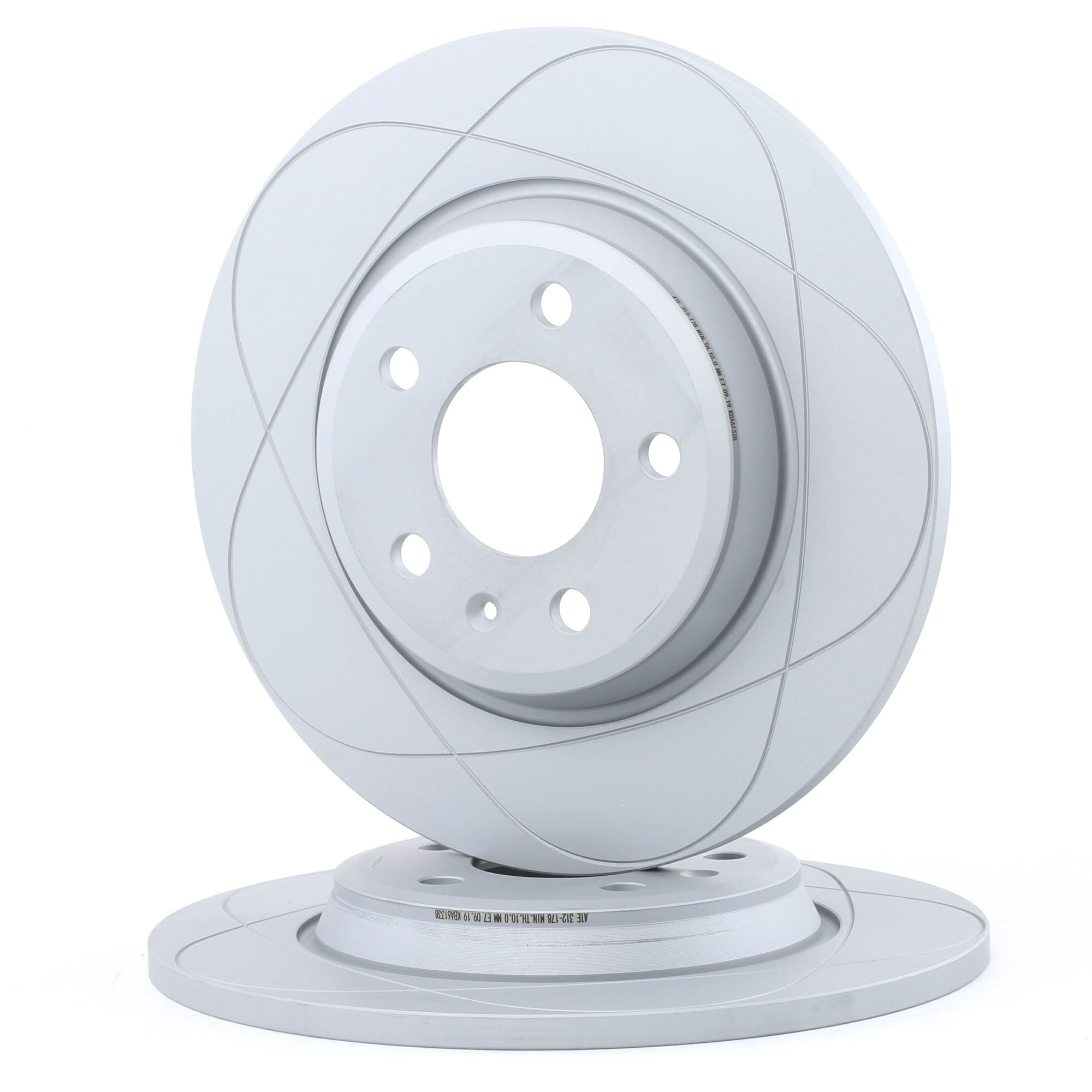 ATE Disques De Frein 24.0312-0178.1 Frein à Disque,Disque de frein AUDI,A4 8K2, B8,A4 Avant 8K5, B8,