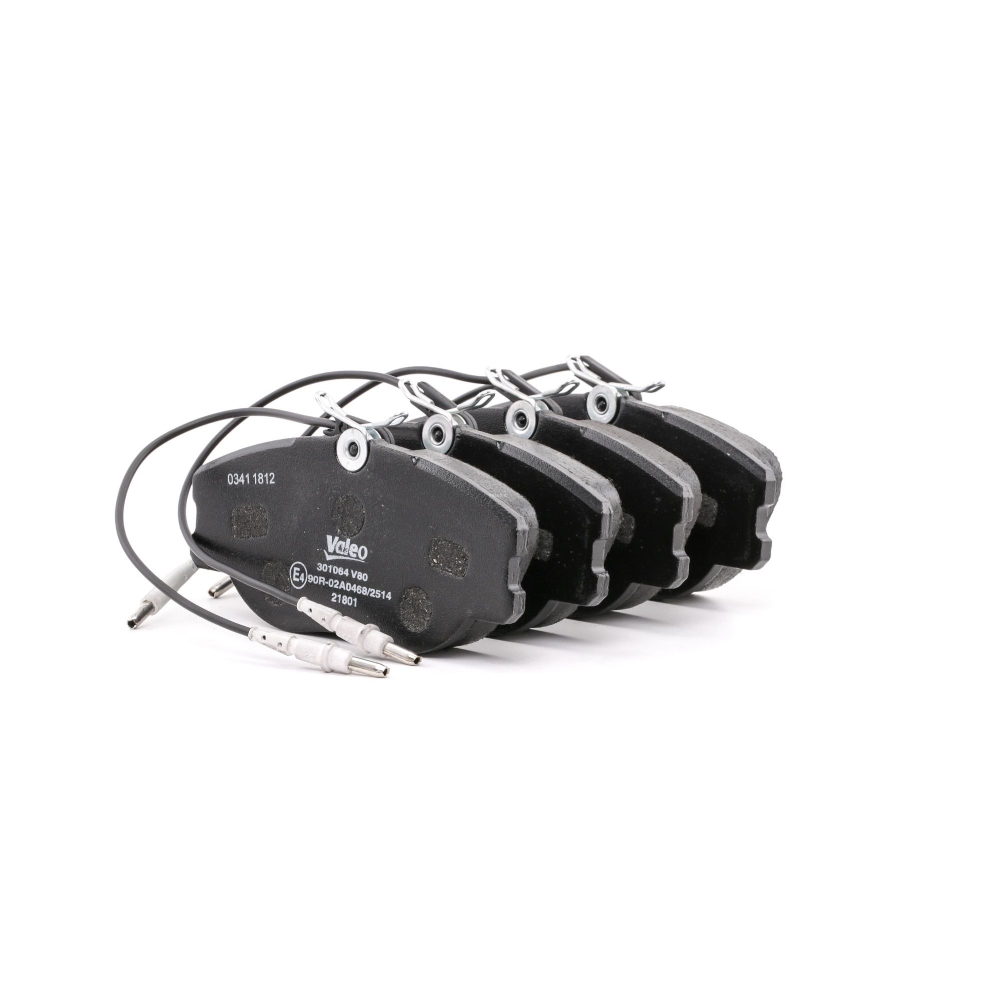 VALEO Plaquettes De Frein 301064 Jeu De Plaquettes De Frein,Jeu de plaquettes de frein, frein à disq