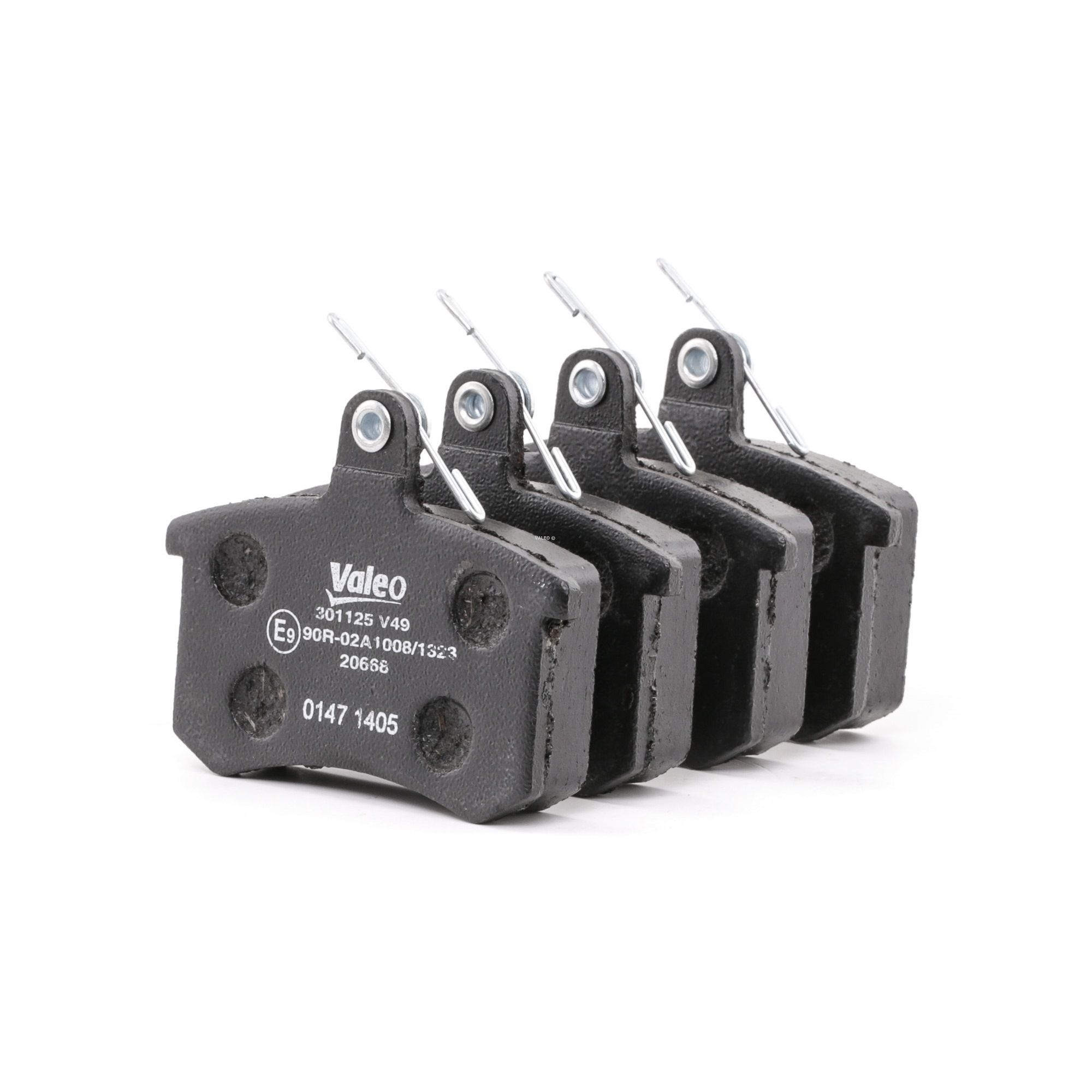 VALEO Plaquettes De Frein 301125 Jeu De Plaquettes De Frein,Jeu de plaquettes de frein, frein à disq