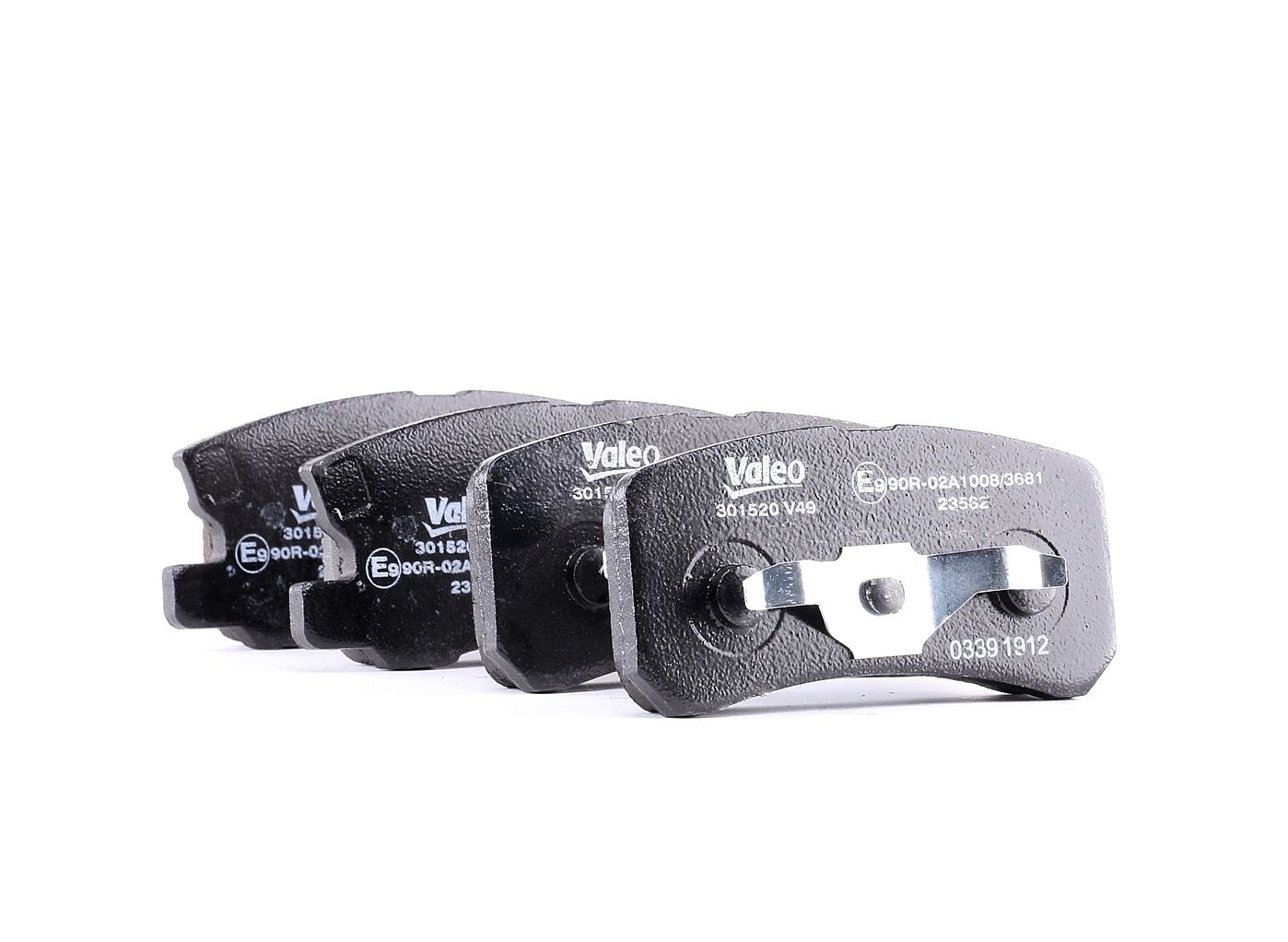VALEO Plaquettes De Frein 301520 Jeu De Plaquettes De Frein,Jeu de plaquettes de frein, frein à disq