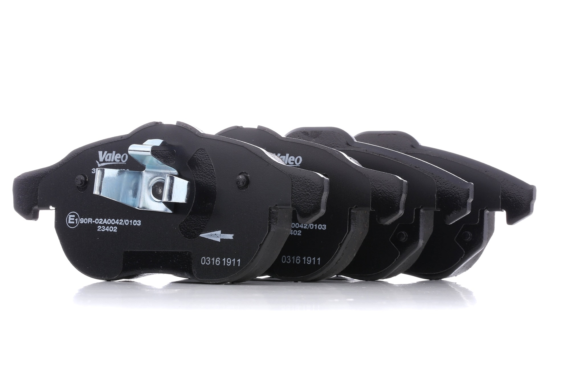 VALEO Plaquettes De Frein 301678 Jeu De Plaquettes De Frein,Jeu de plaquettes de frein, frein à disq