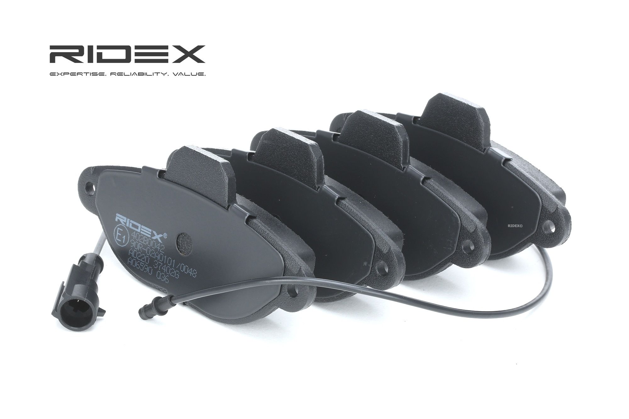 RIDEX Plaquettes De Frein 402B0042 Jeu De Plaquettes De Frein,Jeu de plaquettes de frein, frein à di