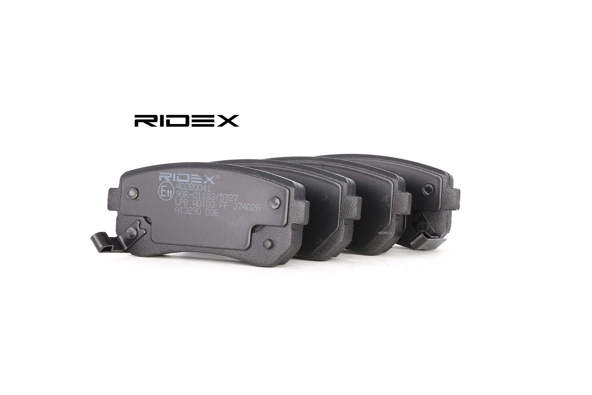 RIDEX Plaquettes De Frein 402B0041 Jeu De Plaquettes De Frein,Jeu de plaquettes de frein, frein à di