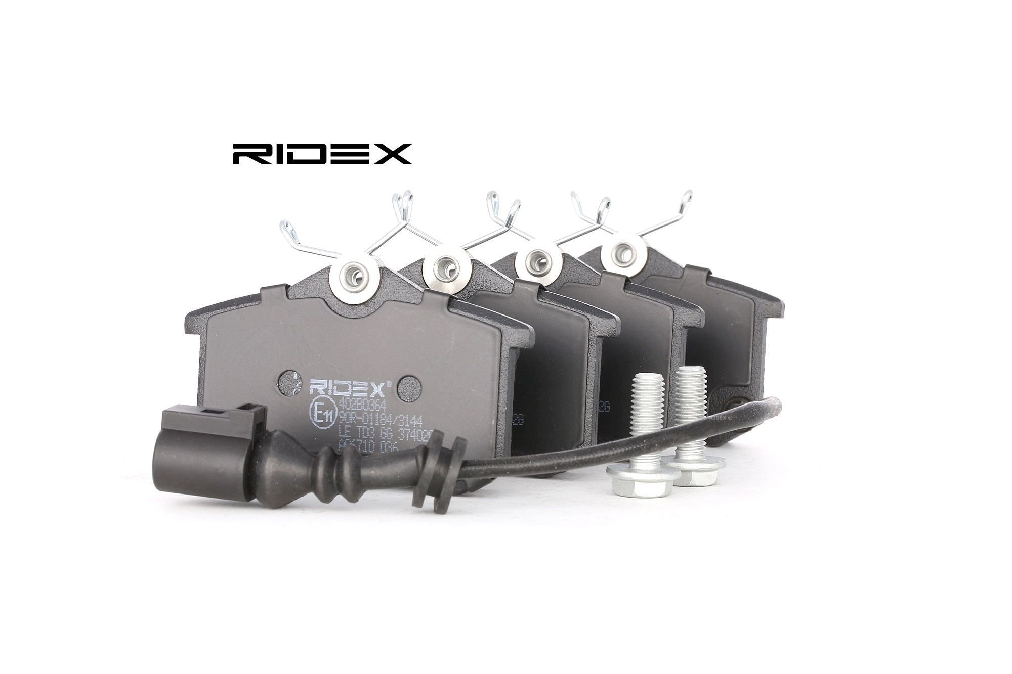 RIDEX Plaquettes De Frein 402B0364 Jeu De Plaquettes De Frein,Jeu de plaquettes de frein, frein à di