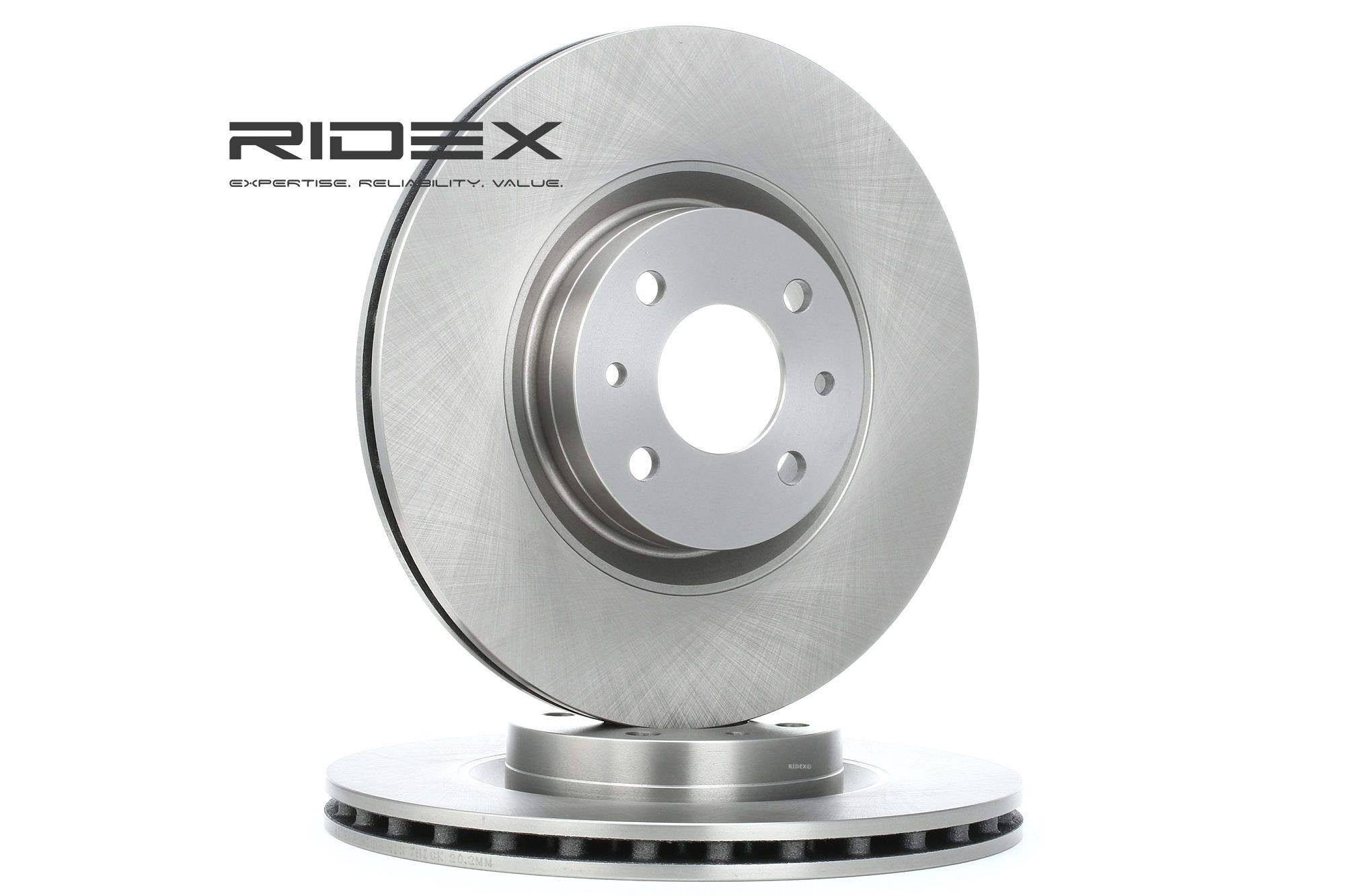RIDEX Disques De Frein 82B0216 Frein à Disque,Disque de frein FIAT,LANCIA,ABARTH,GRANDE PUNTO 199,DO