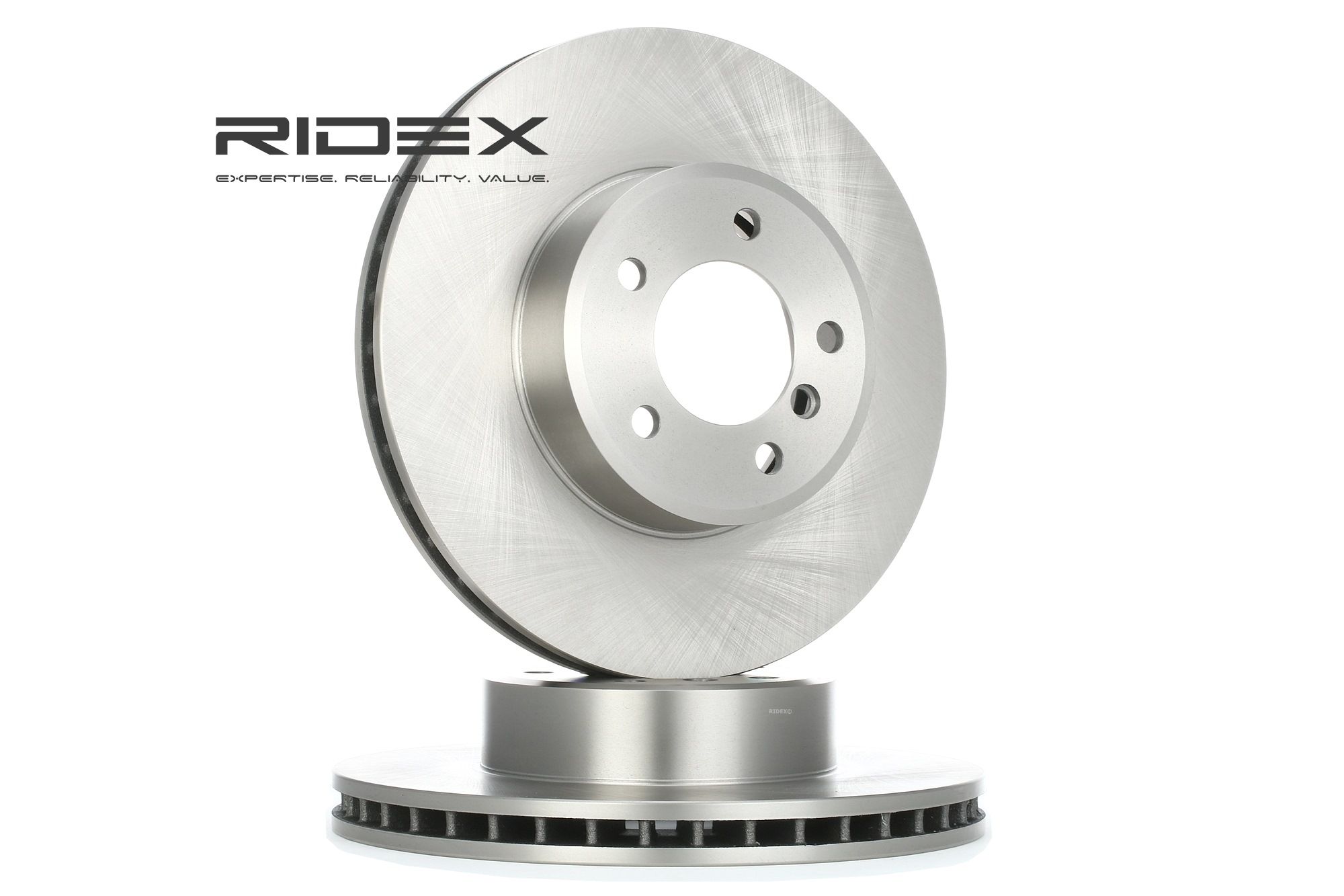 RIDEX Disques De Frein 82B0202 Frein à Disque,Disque de frein BMW,5 E60,5 Touring E61,6 E63,6 Descap