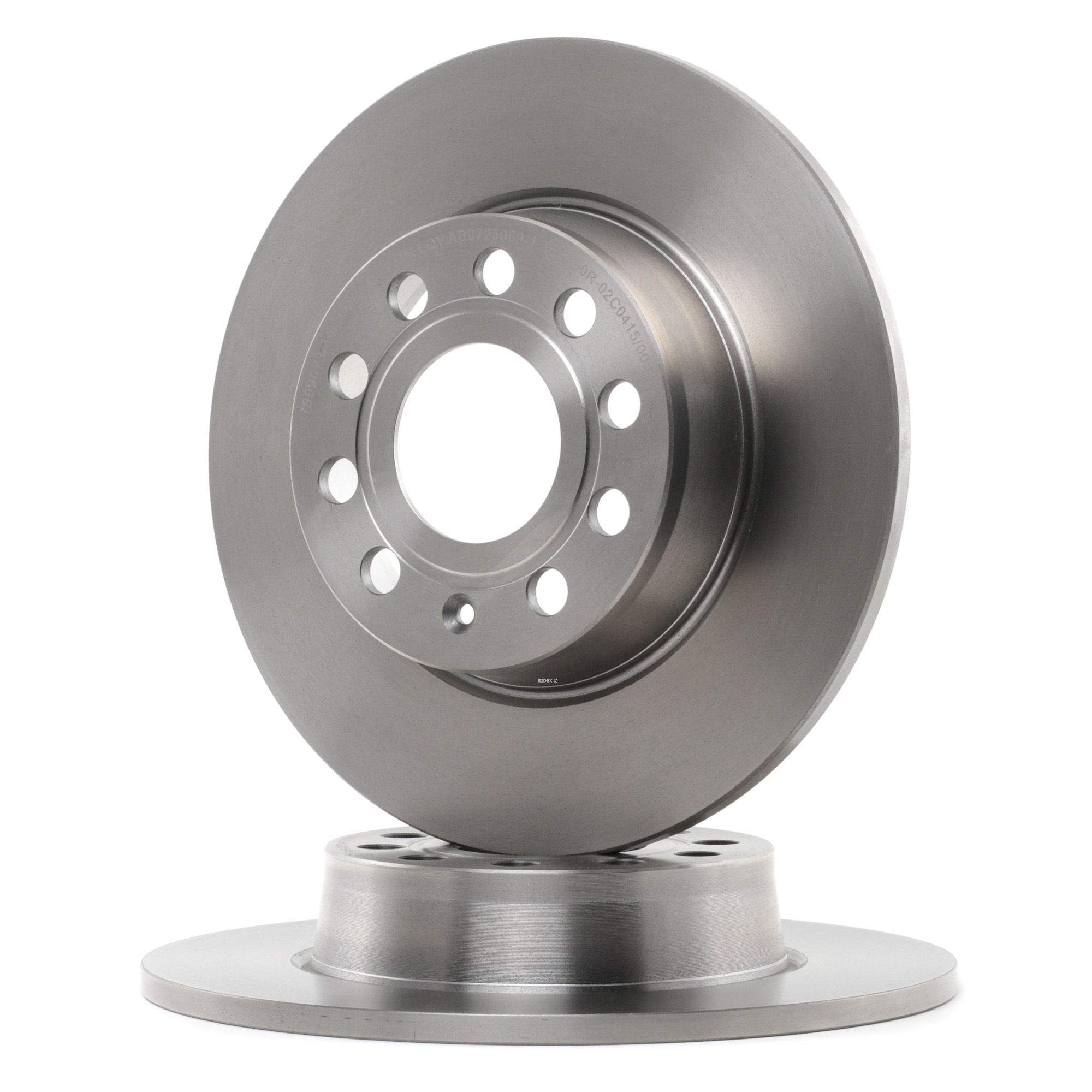 RIDEX Disques De Frein 82B0342 Frein à Disque,Disque de frein AUDI,VW,SKODA,A3 8P1,A3 Sportback 8PA,