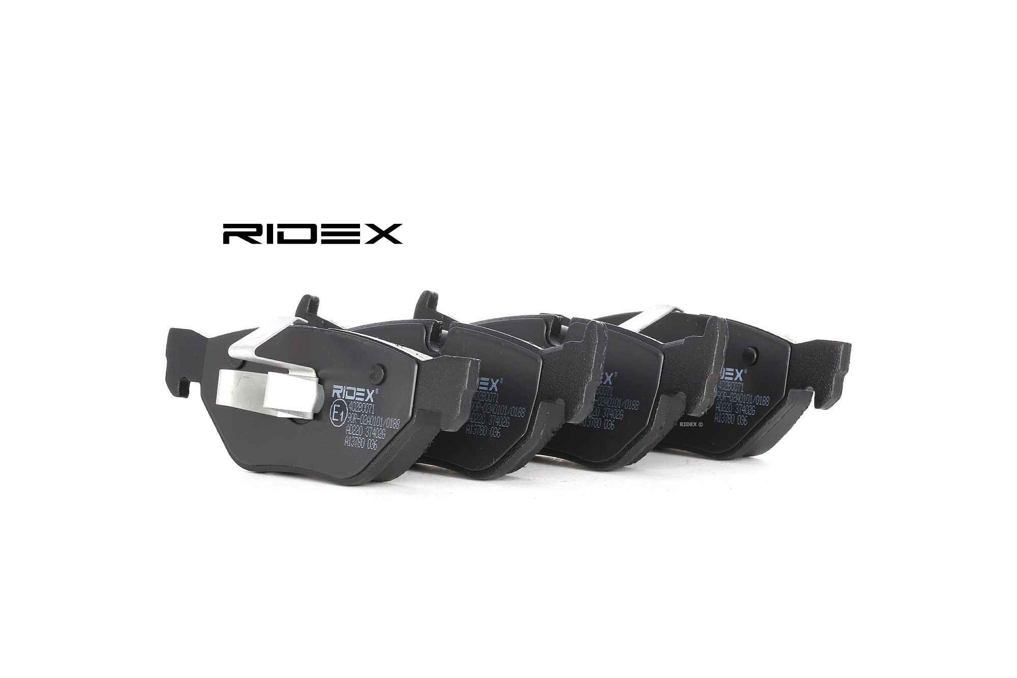 RIDEX Plaquettes De Frein 402B0071 Jeu De Plaquettes De Frein,Jeu de plaquettes de frein, frein à di