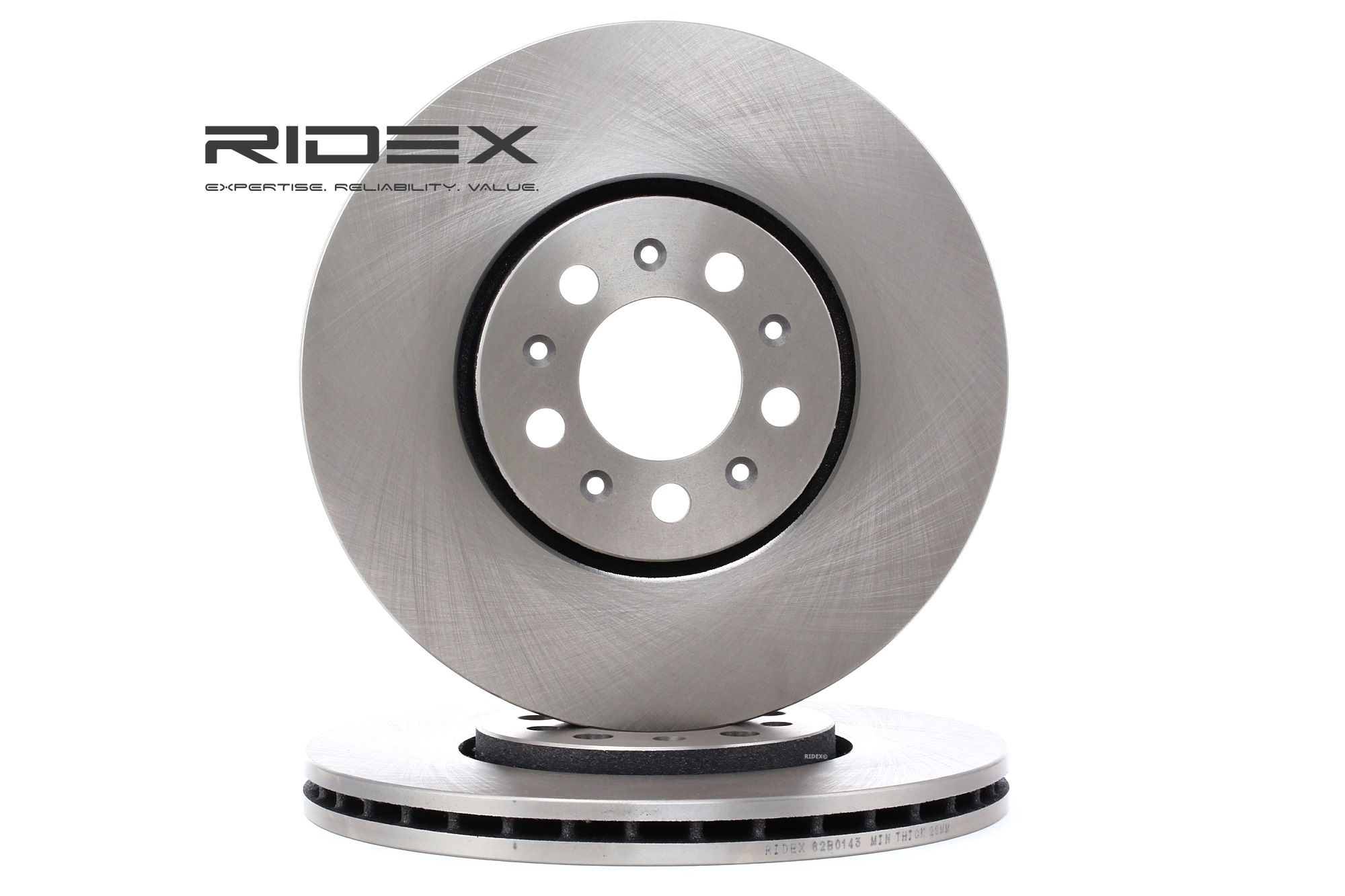 RIDEX Disques De Frein 82B0143 Frein à Disque,Disque de frein AUDI,VW,SKODA,A3 8L1,A1 8X1, 8XF,A1 Sp