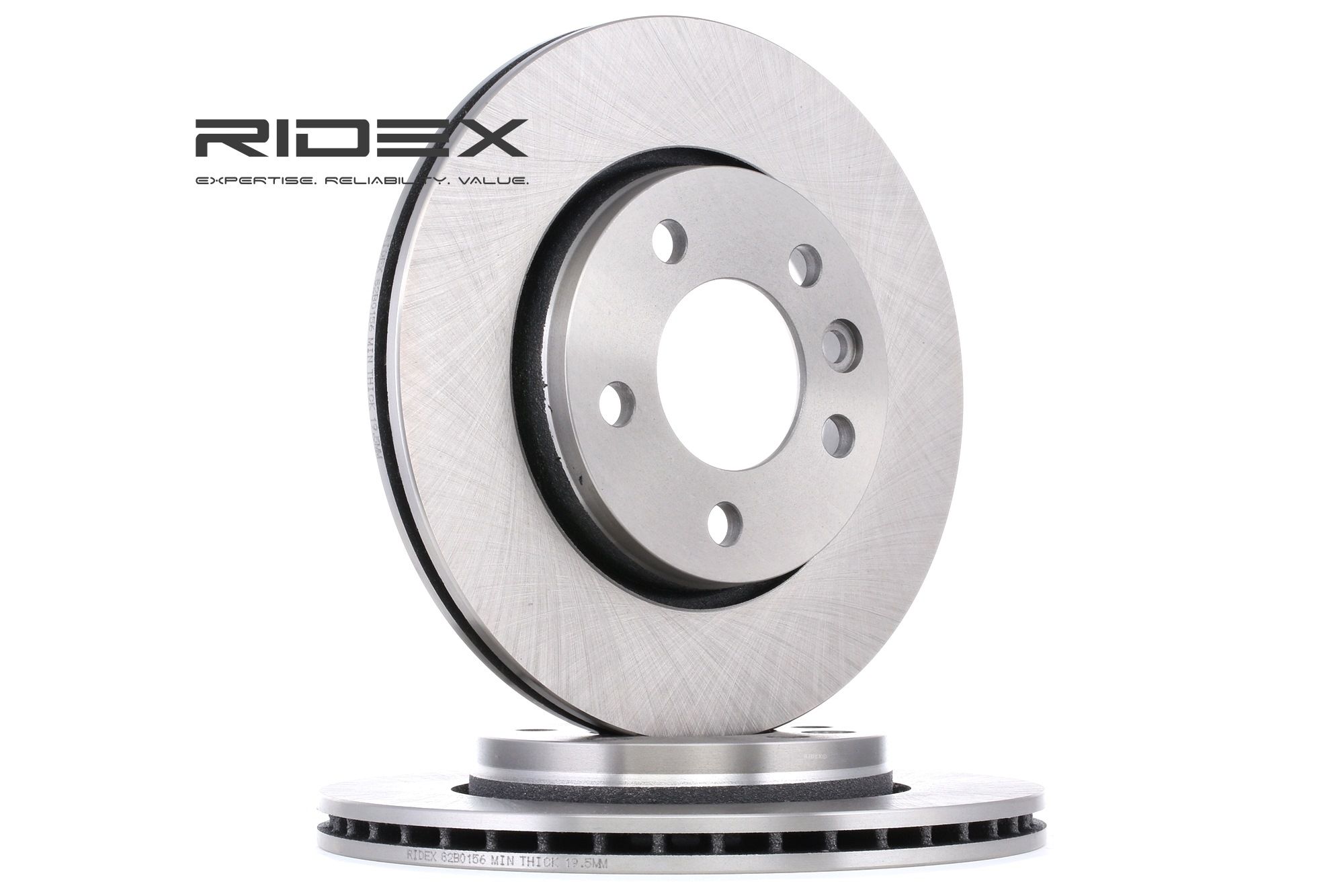 RIDEX Disques De Frein 82B0156 Frein à Disque,Disque de frein VW,TRANSPORTER V Furgón 7HA, 7HH, 7EA,