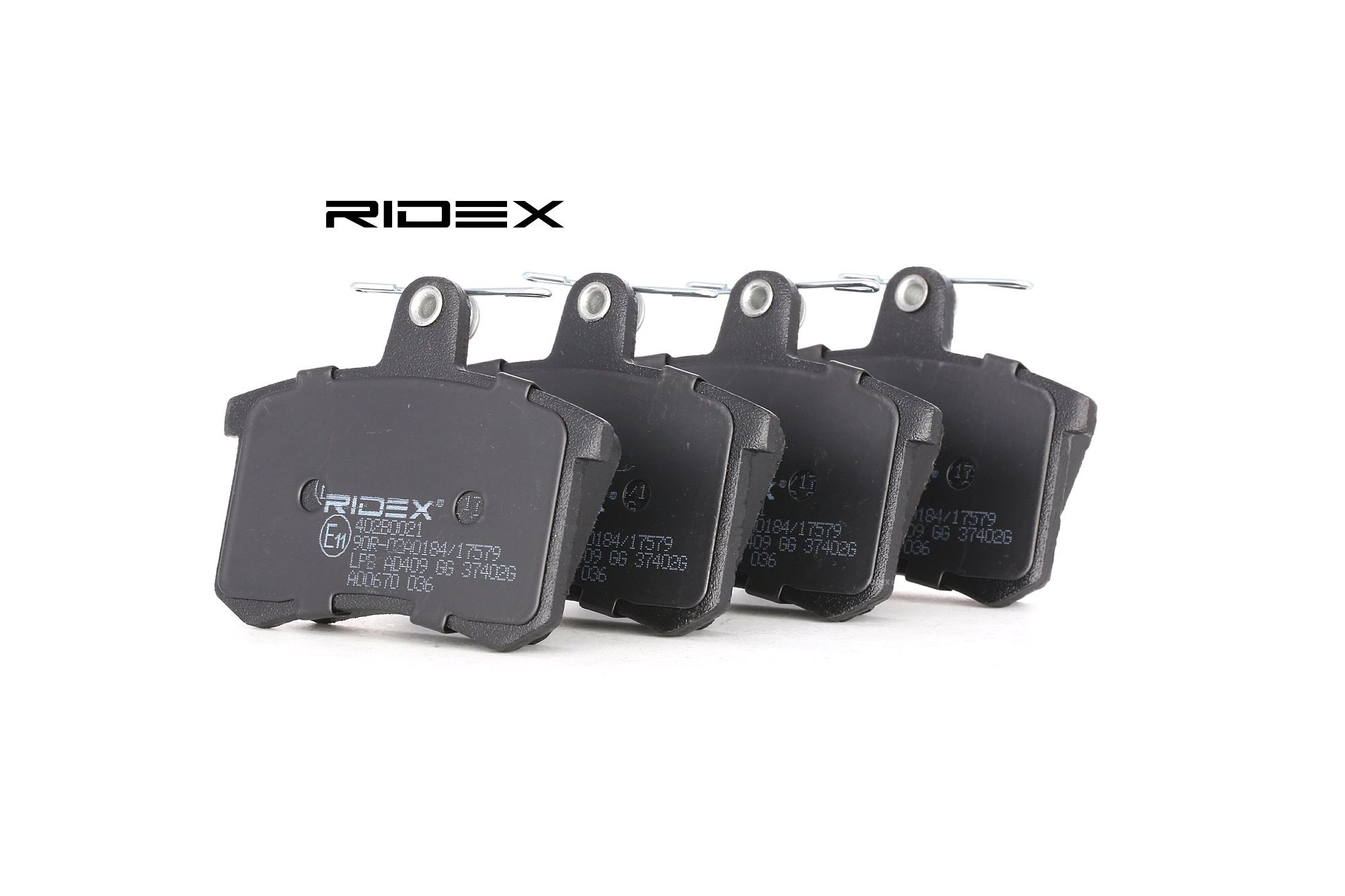 RIDEX Plaquettes De Frein 402B0021 Jeu De Plaquettes De Frein,Jeu de plaquettes de frein, frein à di