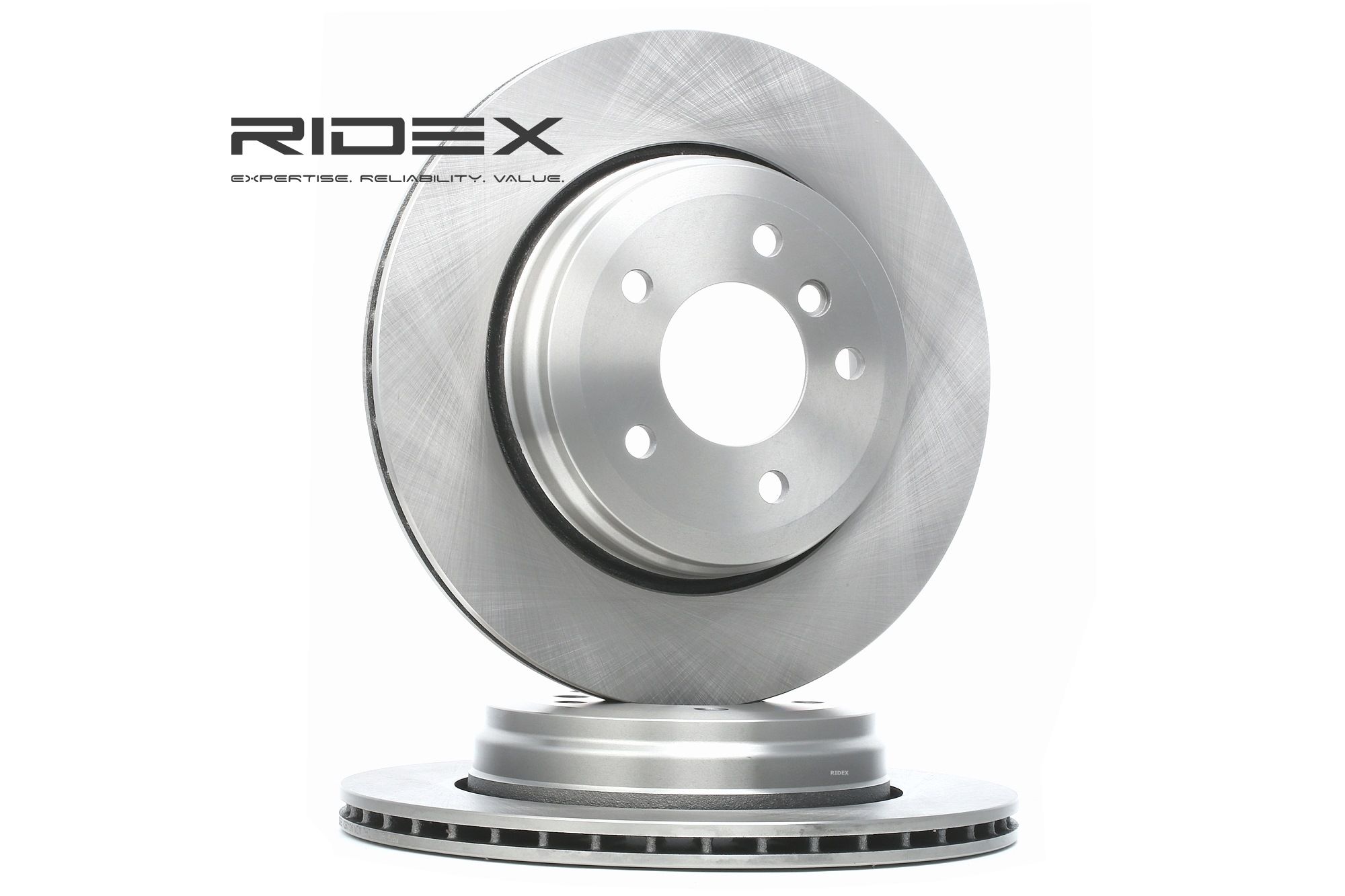 RIDEX Disques De Frein 82B0196 Frein à Disque,Disque de frein BMW,5 E60,5 Touring E61,6 E63,6 Descap