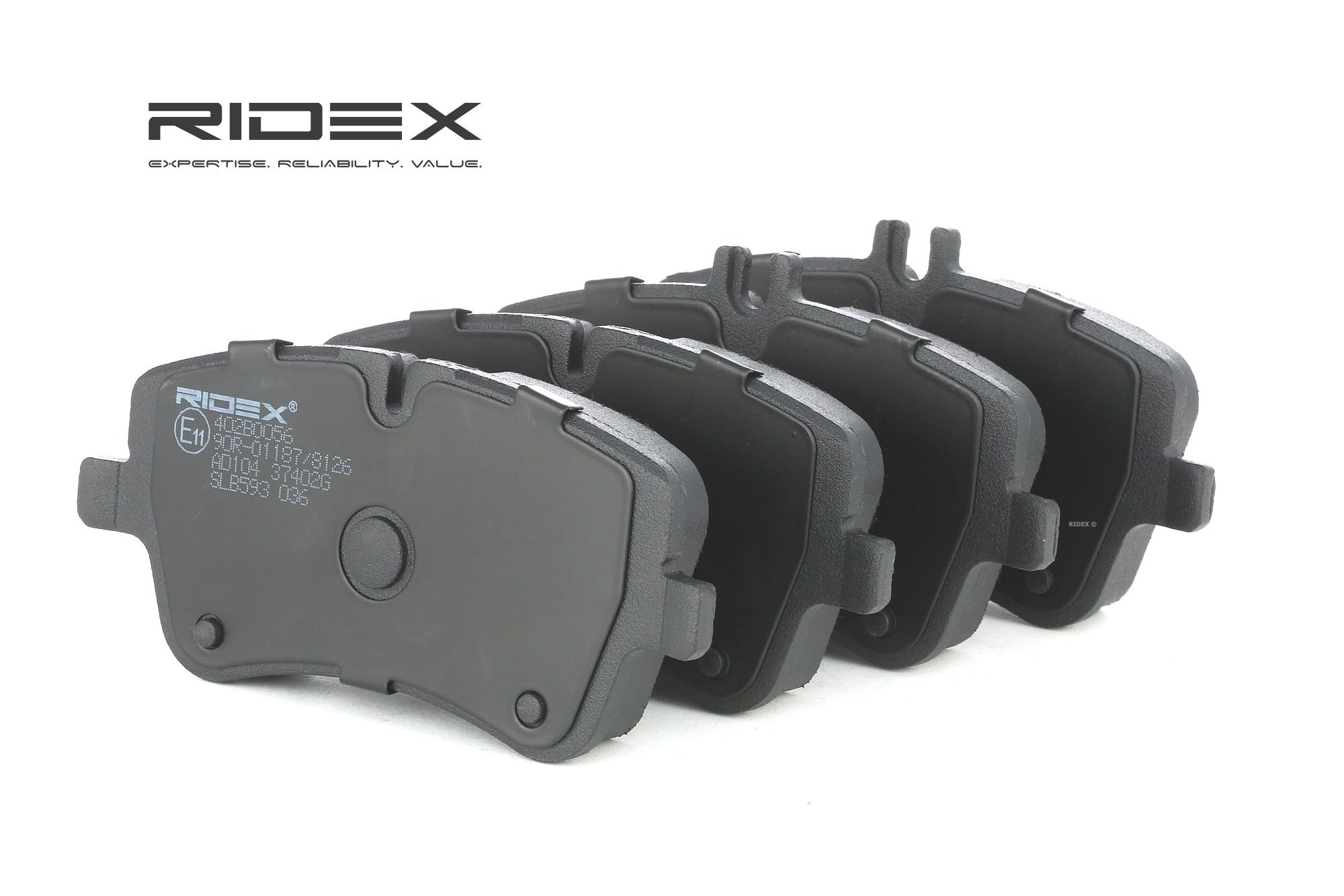 RIDEX Plaquettes De Frein 402B0056 Jeu De Plaquettes De Frein,Jeu de plaquettes de frein, frein à di