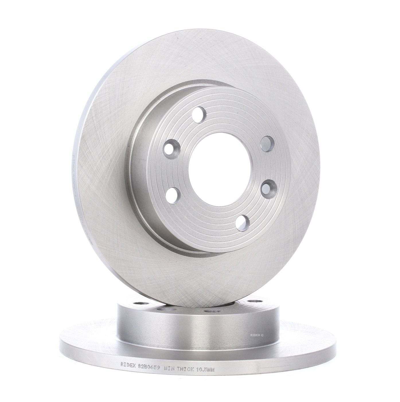 RIDEX Disques De Frein 82B0659 Frein à Disque,Disque de frein RENAULT,DACIA,CLIO II BB0/1/2_, CB0/1/