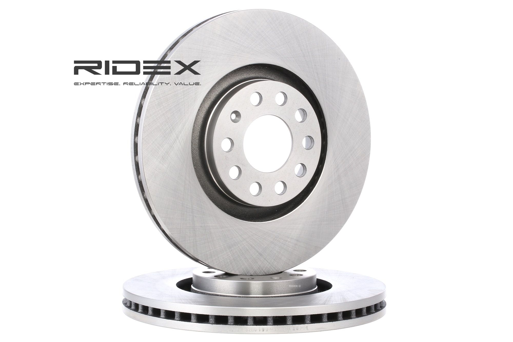 RIDEX Disques De Frein 82B0199 Frein à Disque,Disque de frein AUDI,SEAT,A4 8D2, B5,A4 Avant 8ED, B7,