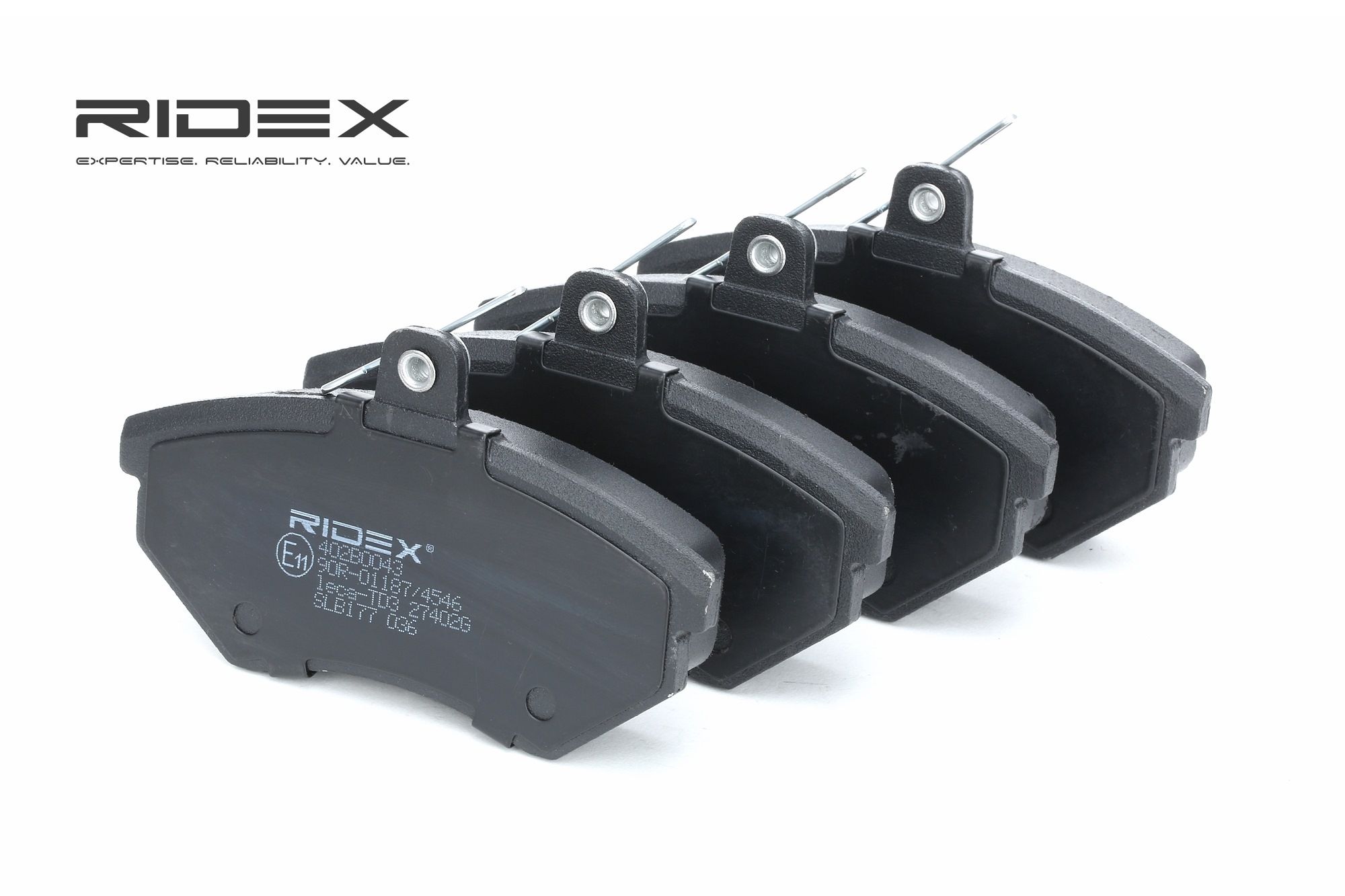 RIDEX Plaquettes De Frein 402B0043 Jeu De Plaquettes De Frein,Jeu de plaquettes de frein, frein à di