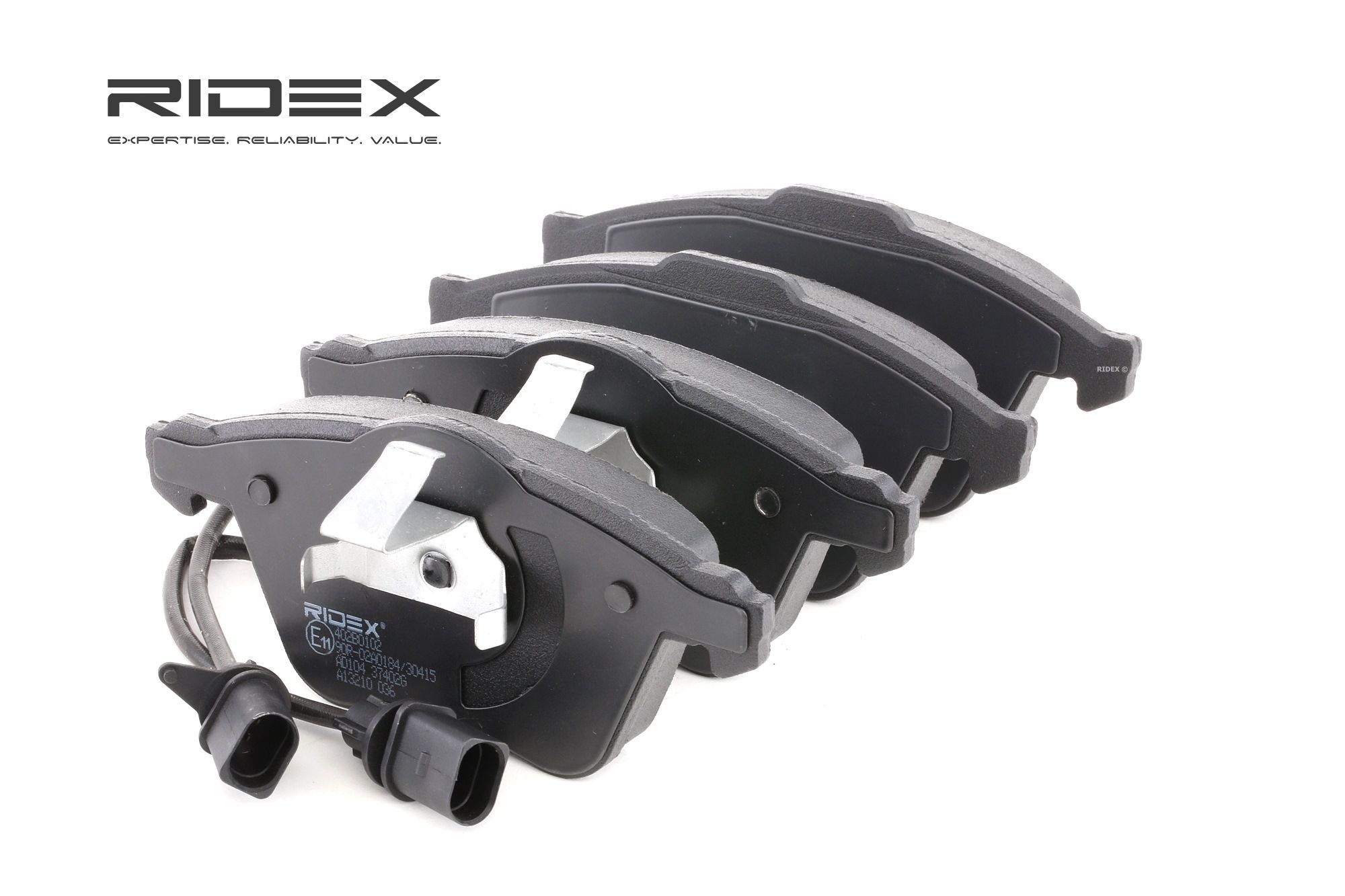 RIDEX Plaquettes De Frein 402B0102 Jeu De Plaquettes De Frein,Jeu de plaquettes de frein, frein à di