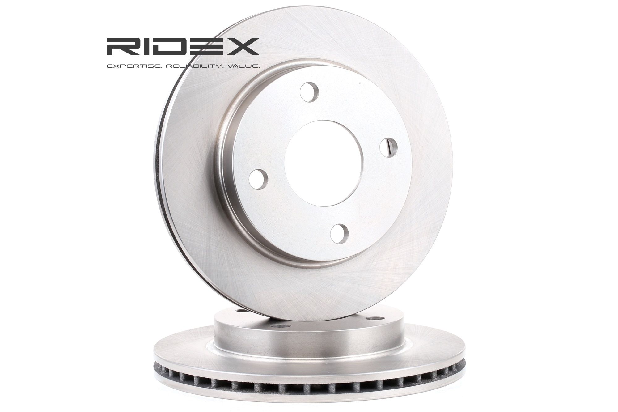 RIDEX Disques De Frein 82B0039 Frein à Disque,Disque de frein FORD,MAZDA,FIESTA V JH_, JD_,FIESTA VI