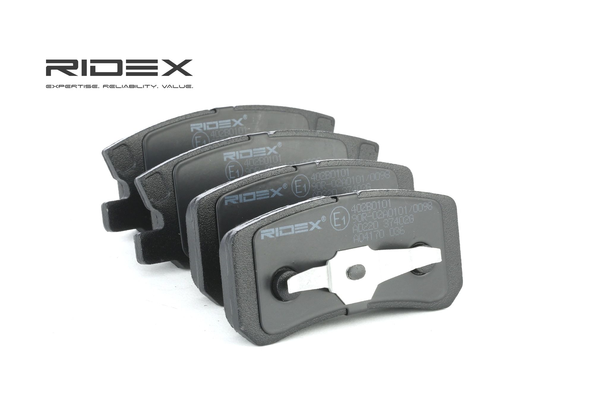 RIDEX Plaquettes De Frein 402B0101 Jeu De Plaquettes De Frein,Jeu de plaquettes de frein, frein à di