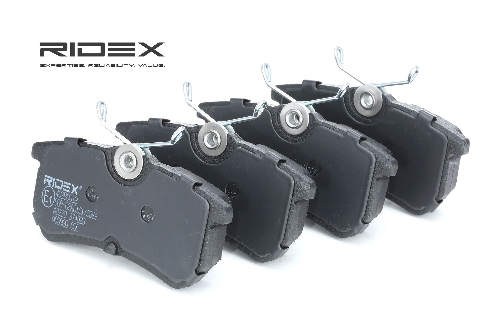 RIDEX Plaquettes De Frein 402B0012 Jeu De Plaquettes De Frein,Jeu de plaquettes de frein, frein à di