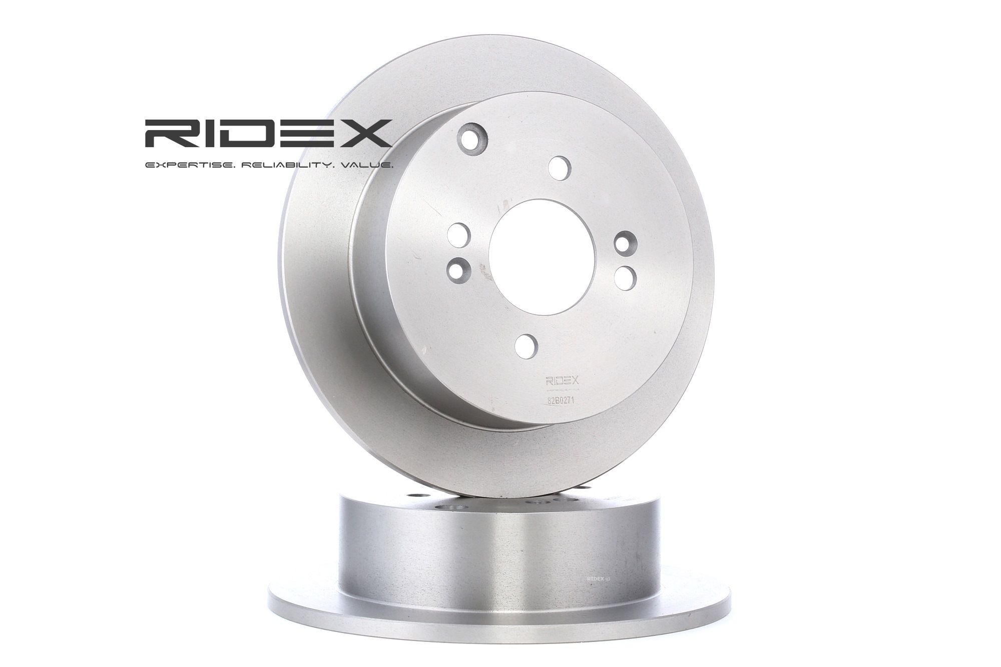 RIDEX Disques De Frein 82B0271 Frein à Disque,Disque de frein HYUNDAI,KIA,GETZ TB,i20 PB, PBT,ACCENT