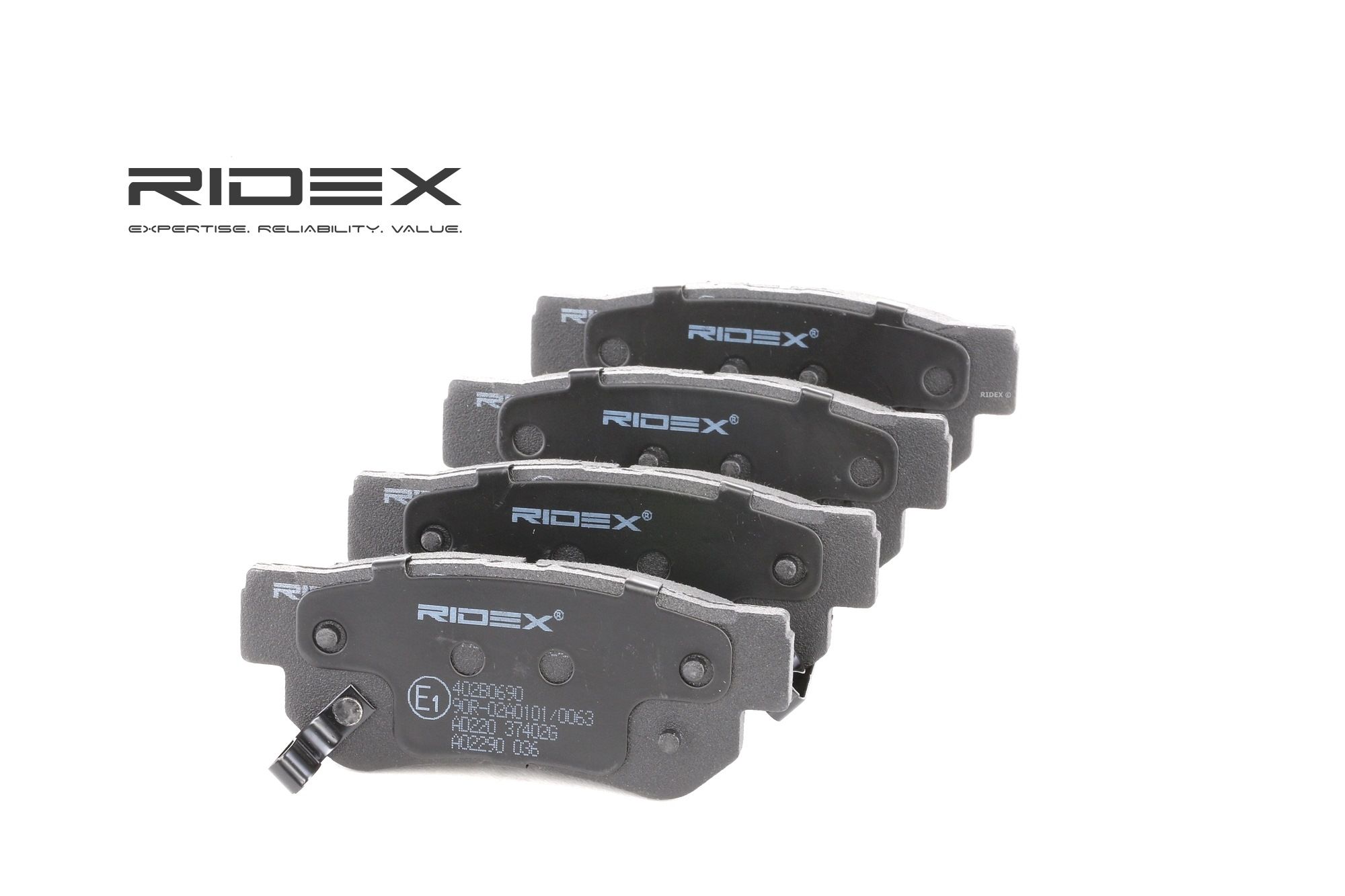 RIDEX Plaquettes De Frein 402B0690 Jeu De Plaquettes De Frein,Jeu de plaquettes de frein, frein à di