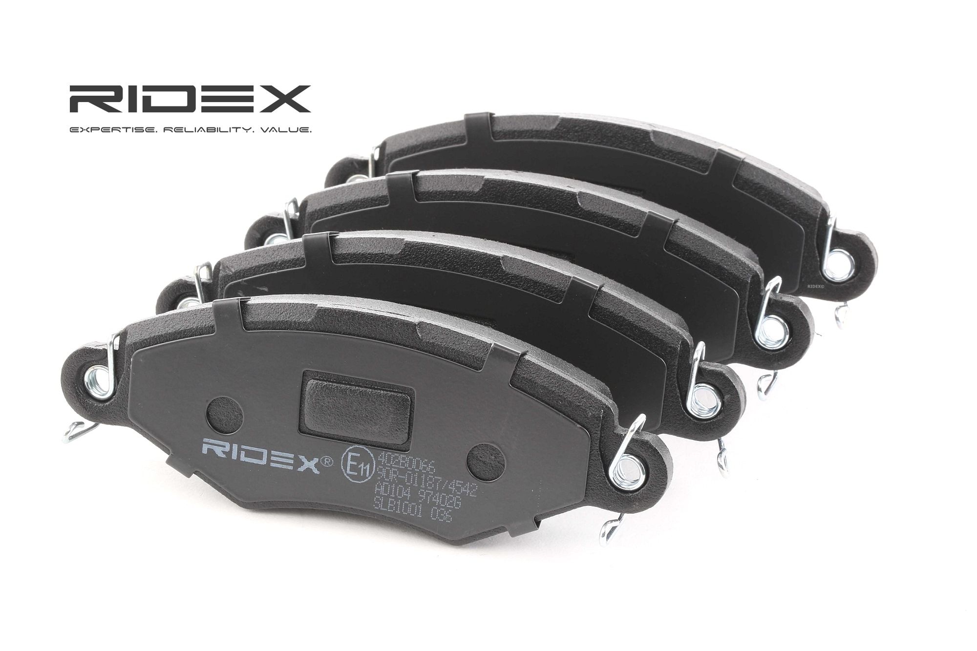 RIDEX Plaquettes De Frein 402B0066 Jeu De Plaquettes De Frein,Jeu de plaquettes de frein, frein à di