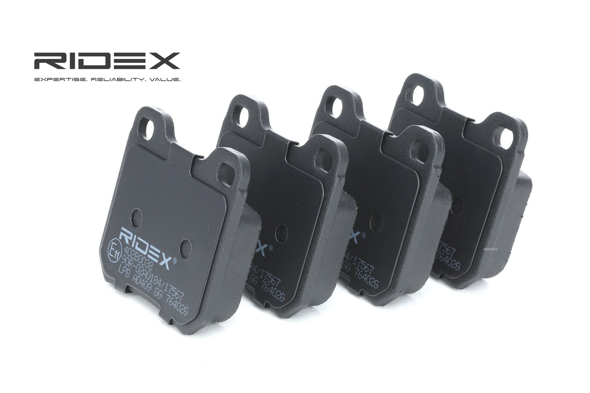 RIDEX Plaquettes De Frein 402B0038 Jeu De Plaquettes De Frein,Jeu de plaquettes de frein, frein à di