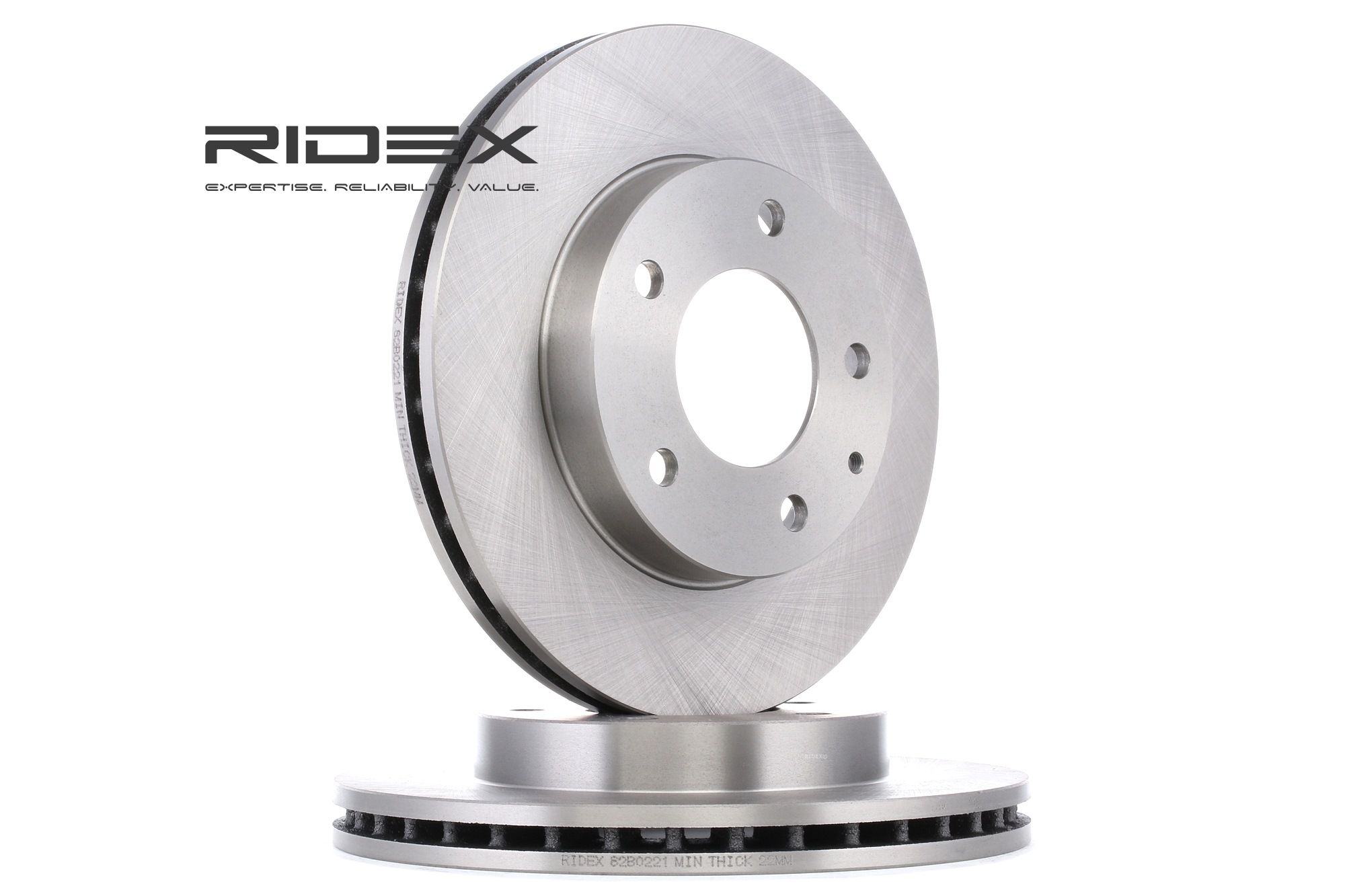 RIDEX Disques De Frein 82B0221 Frein à Disque,Disque de frein MAZDA,FORD USA,PREMACY CP,323 F VI BJ,