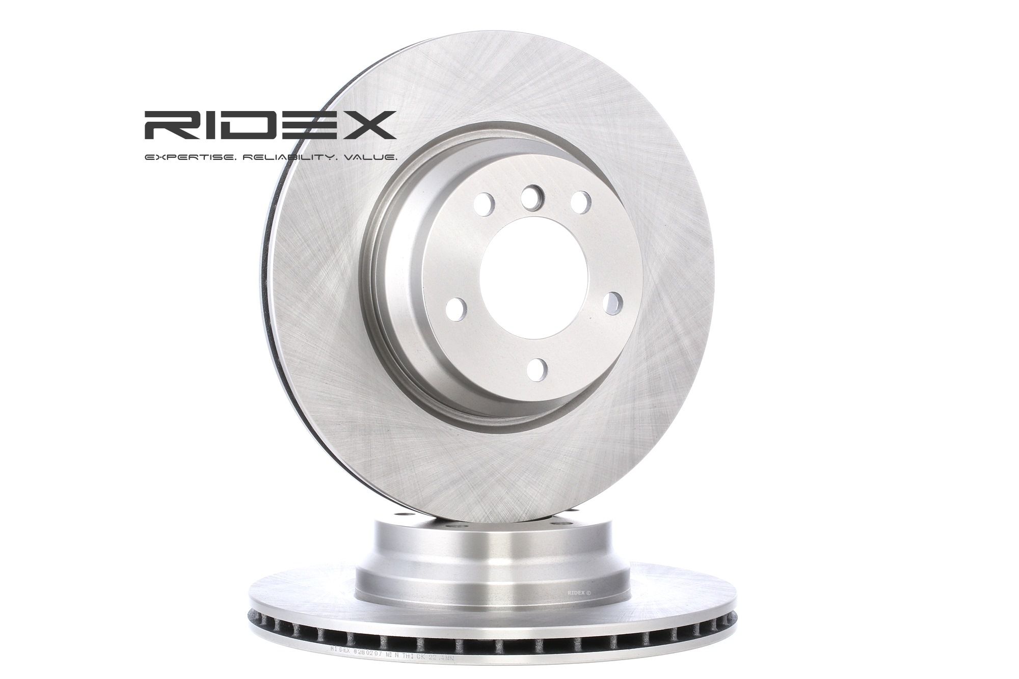 RIDEX Disques De Frein 82B0207 Frein à Disque,Disque de frein BMW,3 E90,1 E87,3 Touring E91,3 Coupé 