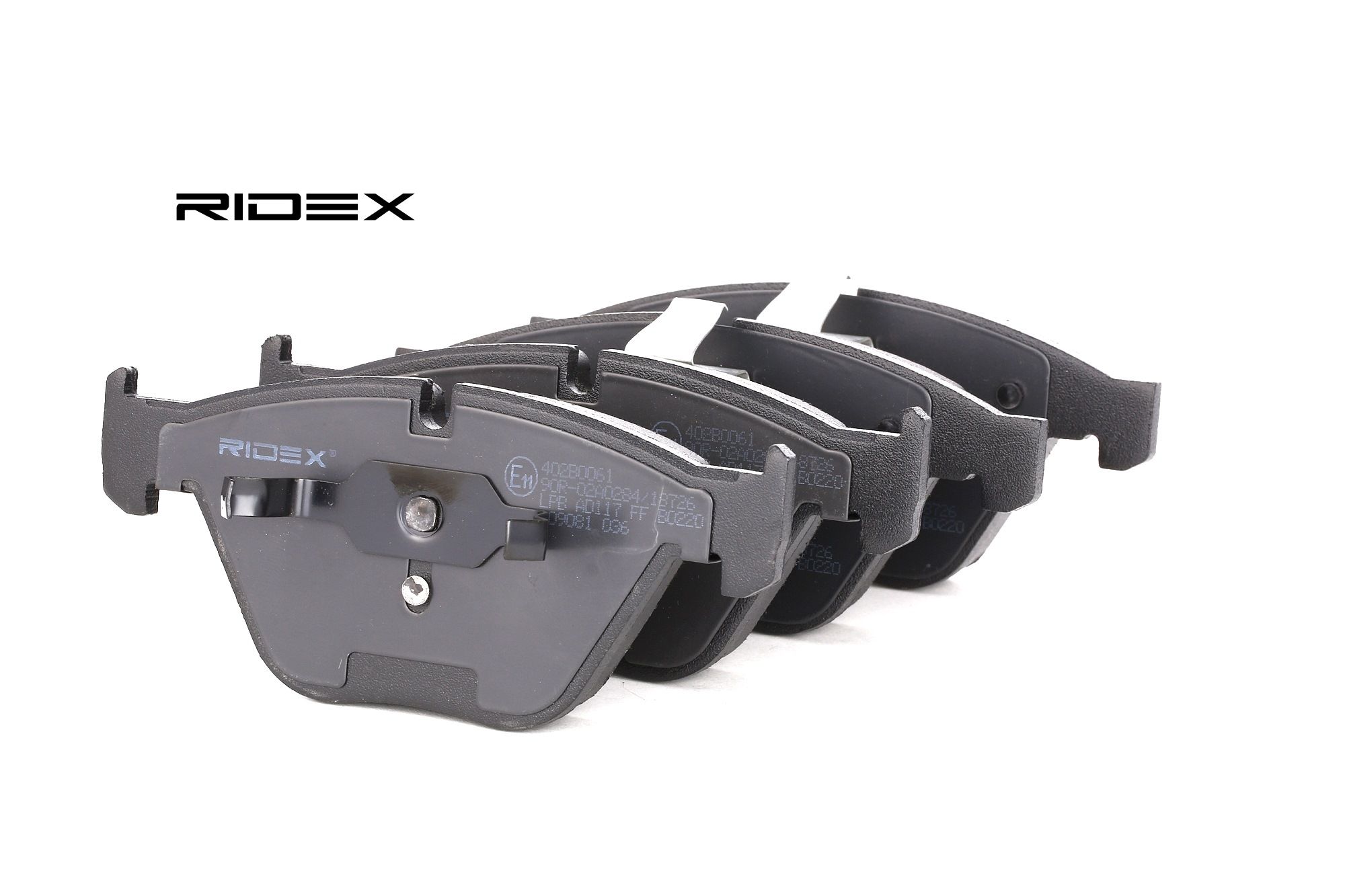 RIDEX Plaquettes De Frein 402B0061 Jeu De Plaquettes De Frein,Jeu de plaquettes de frein, frein à di