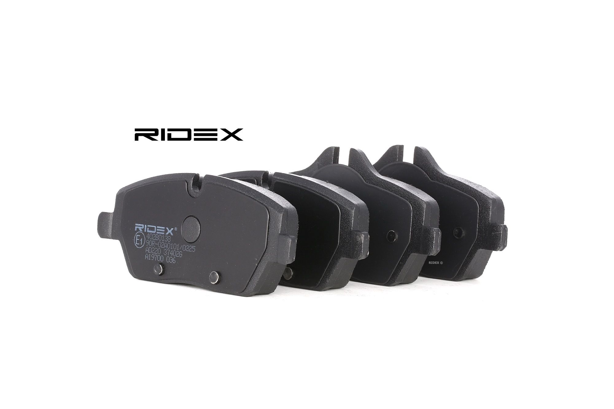 RIDEX Plaquettes De Frein 402B0138 Jeu De Plaquettes De Frein,Jeu de plaquettes de frein, frein à di