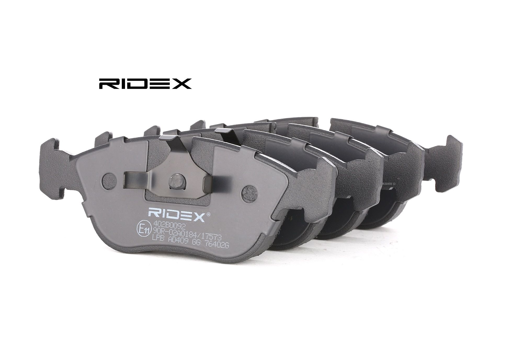 RIDEX Plaquettes De Frein 402B0092 Jeu De Plaquettes De Frein,Jeu de plaquettes de frein, frein à di