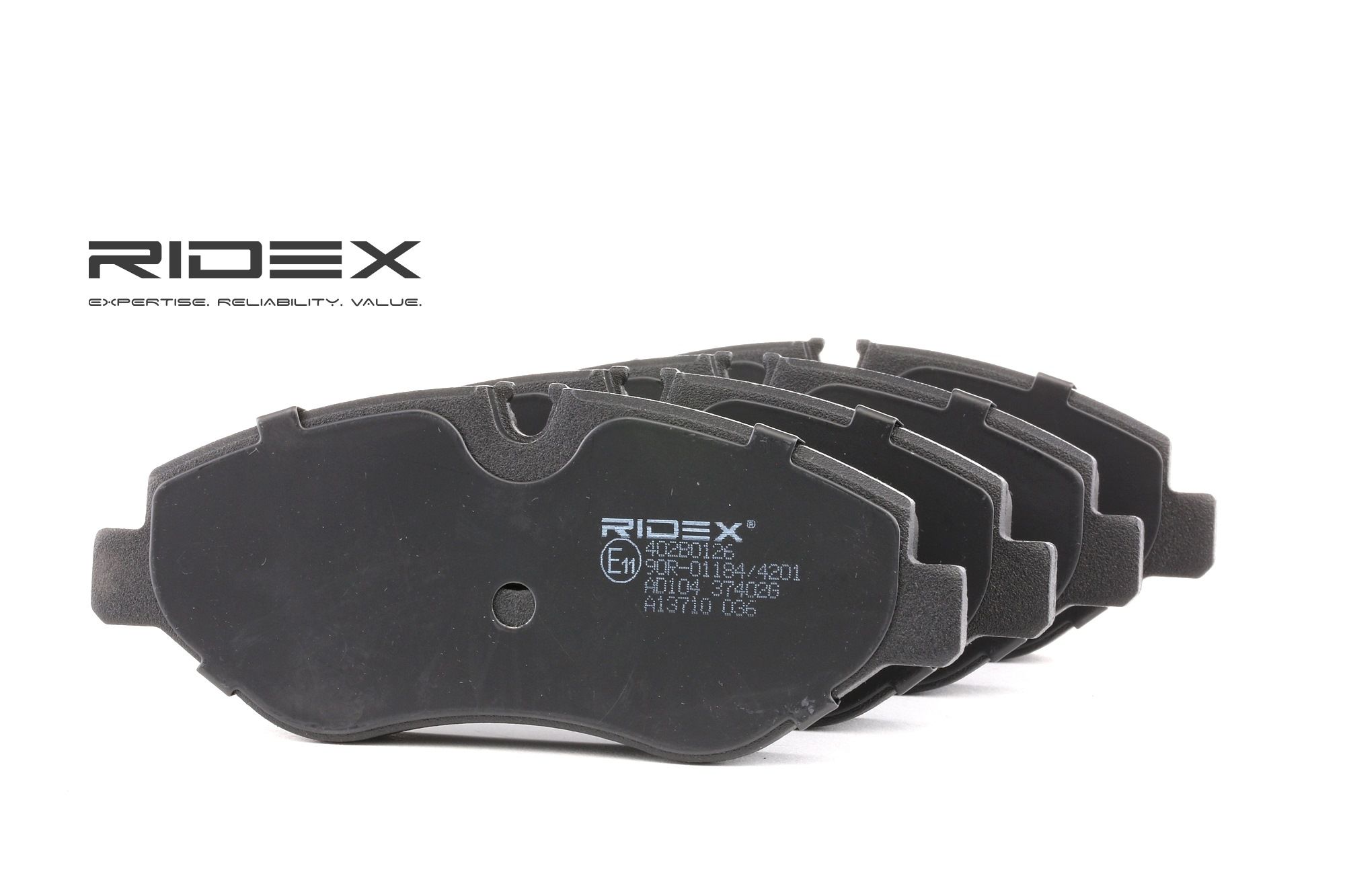 RIDEX Plaquettes De Frein 402B0126 Jeu De Plaquettes De Frein,Jeu de plaquettes de frein, frein à di