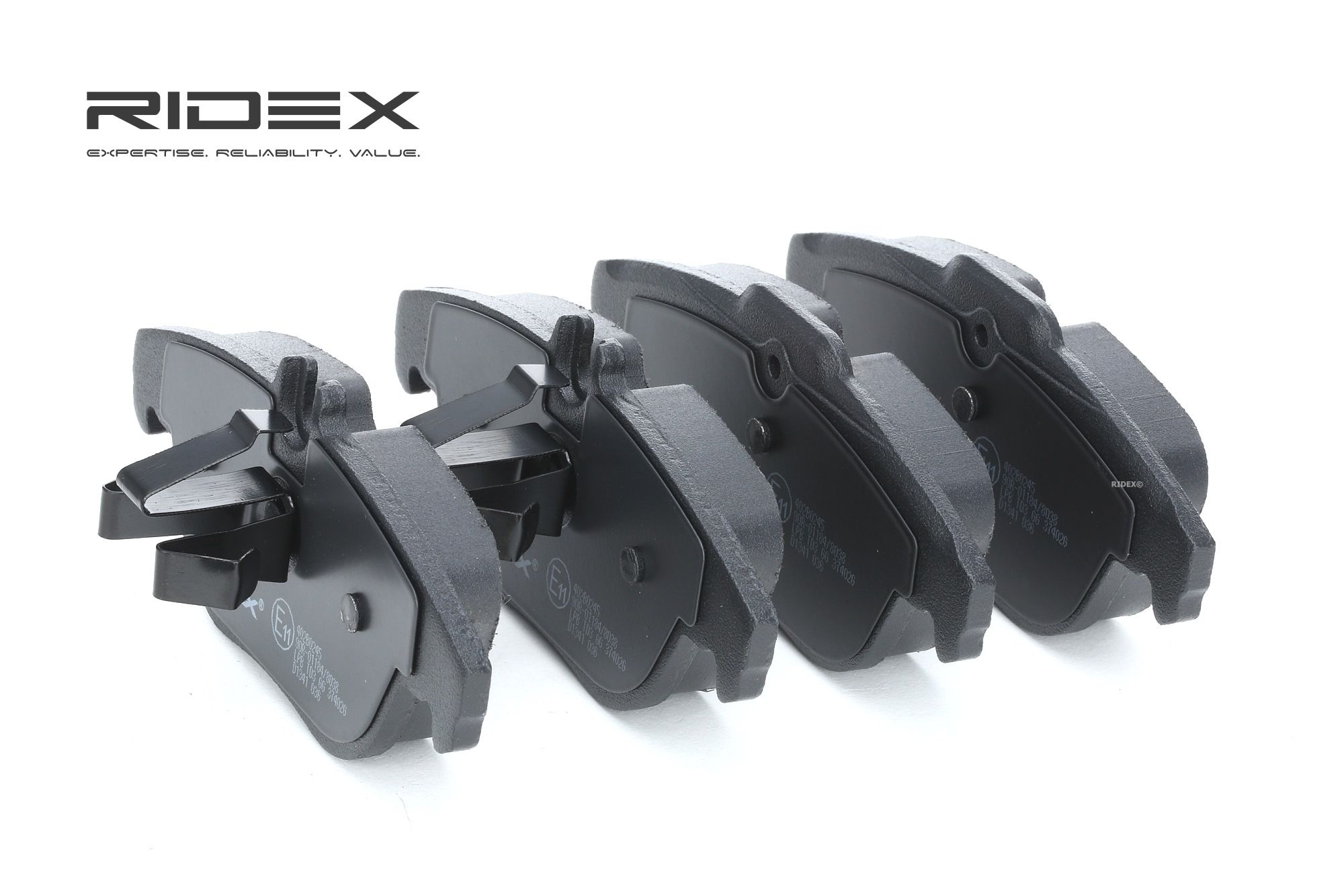 RIDEX Plaquettes De Frein 402B0245 Jeu De Plaquettes De Frein,Jeu de plaquettes de frein, frein à di