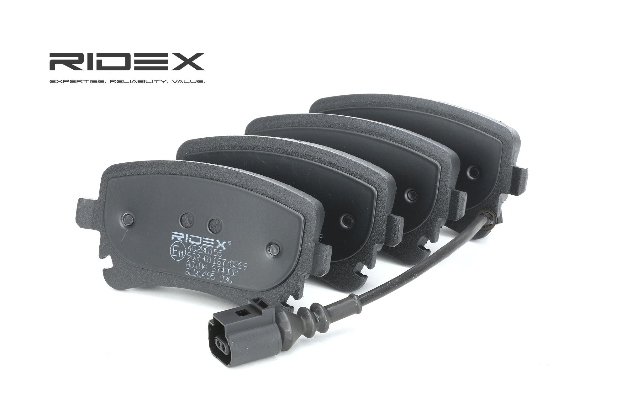 RIDEX Plaquettes De Frein 402B0155 Jeu De Plaquettes De Frein,Jeu de plaquettes de frein, frein à di