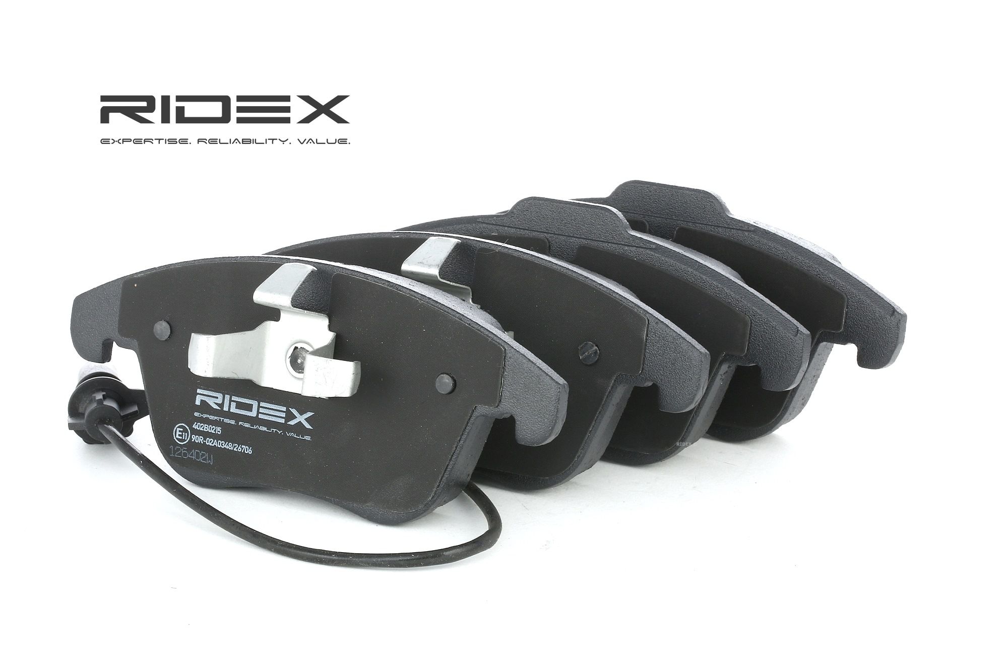RIDEX Plaquettes De Frein 402B0215 Jeu De Plaquettes De Frein,Jeu de plaquettes de frein, frein à di