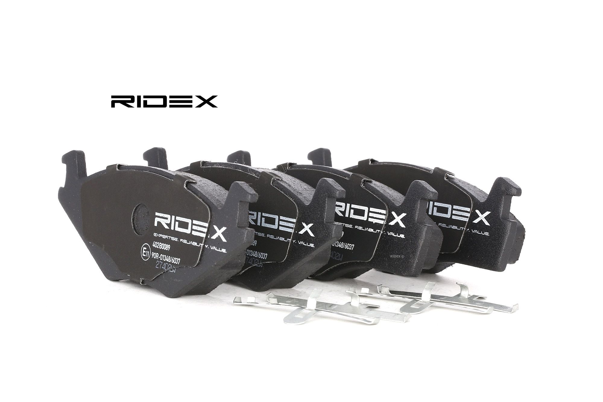 RIDEX Plaquettes De Frein 402B0089 Jeu De Plaquettes De Frein,Jeu de plaquettes de frein, frein à di