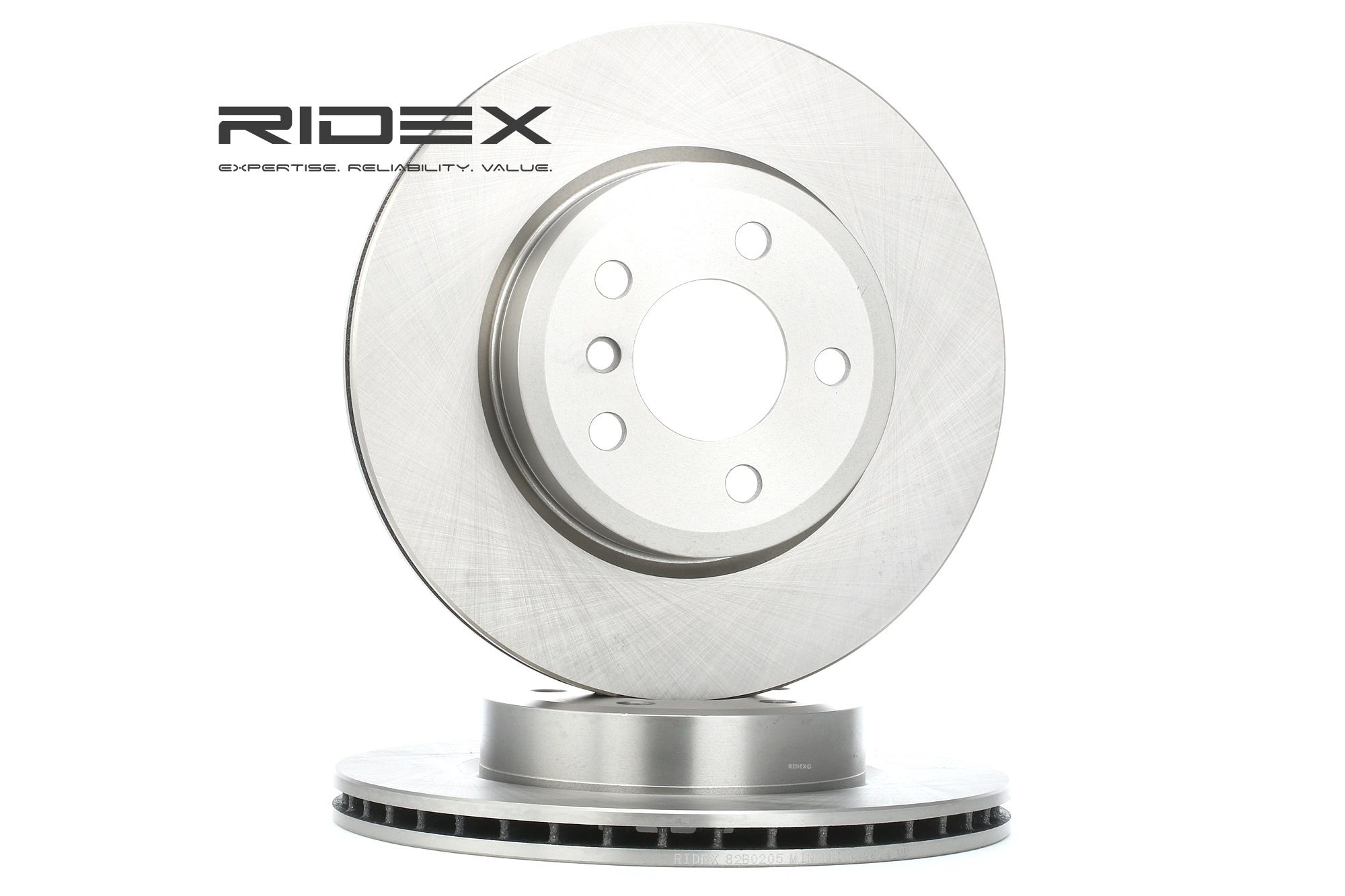 RIDEX Disques De Frein 82B0205 Frein à Disque,Disque de frein BMW,X3 E83