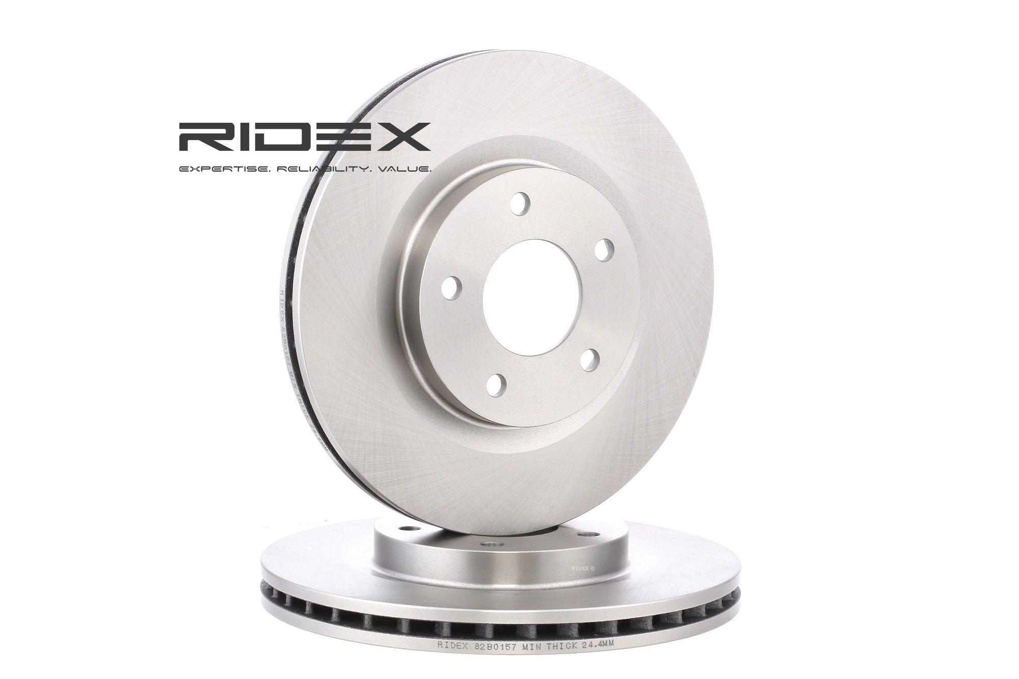 RIDEX Disques De Frein 82B0157 Frein à Disque,Disque de frein PEUGEOT,HYUNDAI,CITROËN,4008,H-1 Cargo