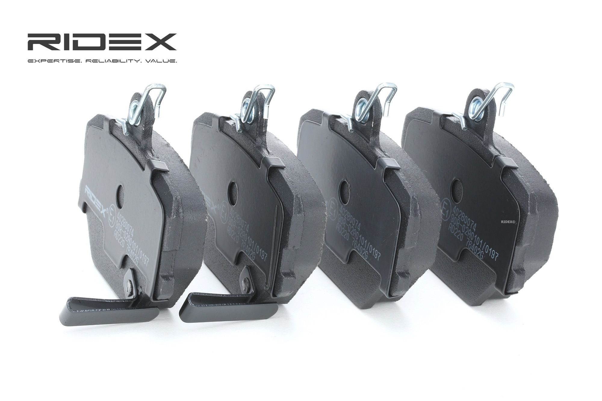 RIDEX Plaquettes De Frein 402B0074 Jeu De Plaquettes De Frein,Jeu de plaquettes de frein, frein à di