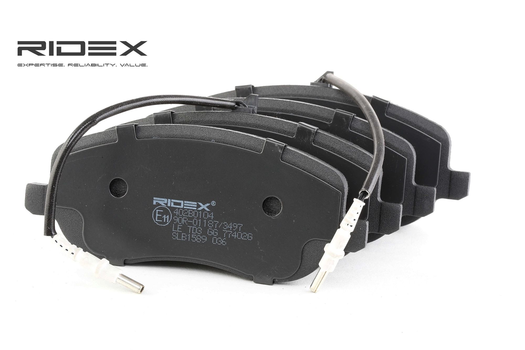 RIDEX Plaquettes De Frein 402B0104 Jeu De Plaquettes De Frein,Jeu de plaquettes de frein, frein à di