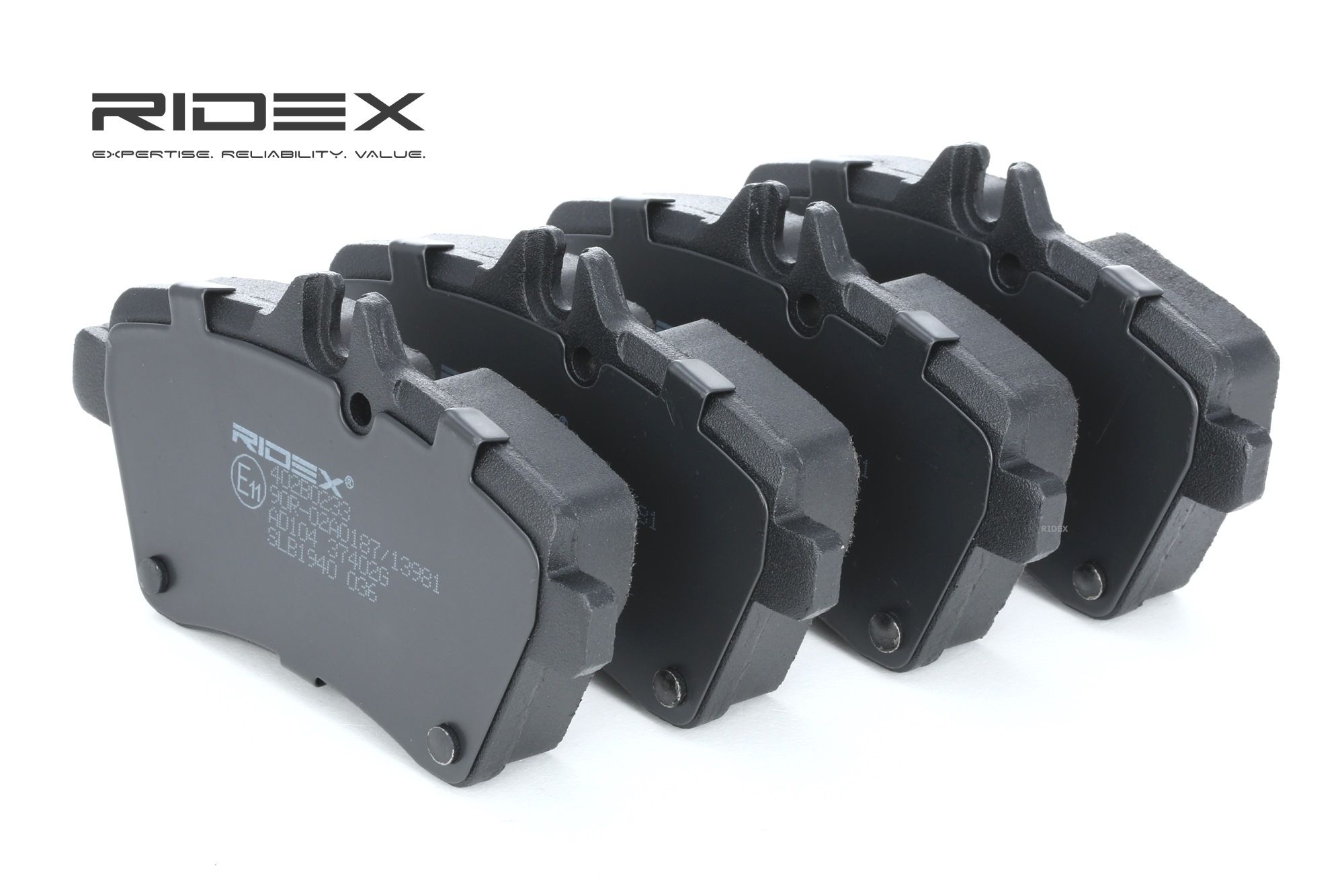 RIDEX Plaquettes De Frein 402B0233 Jeu De Plaquettes De Frein,Jeu de plaquettes de frein, frein à di
