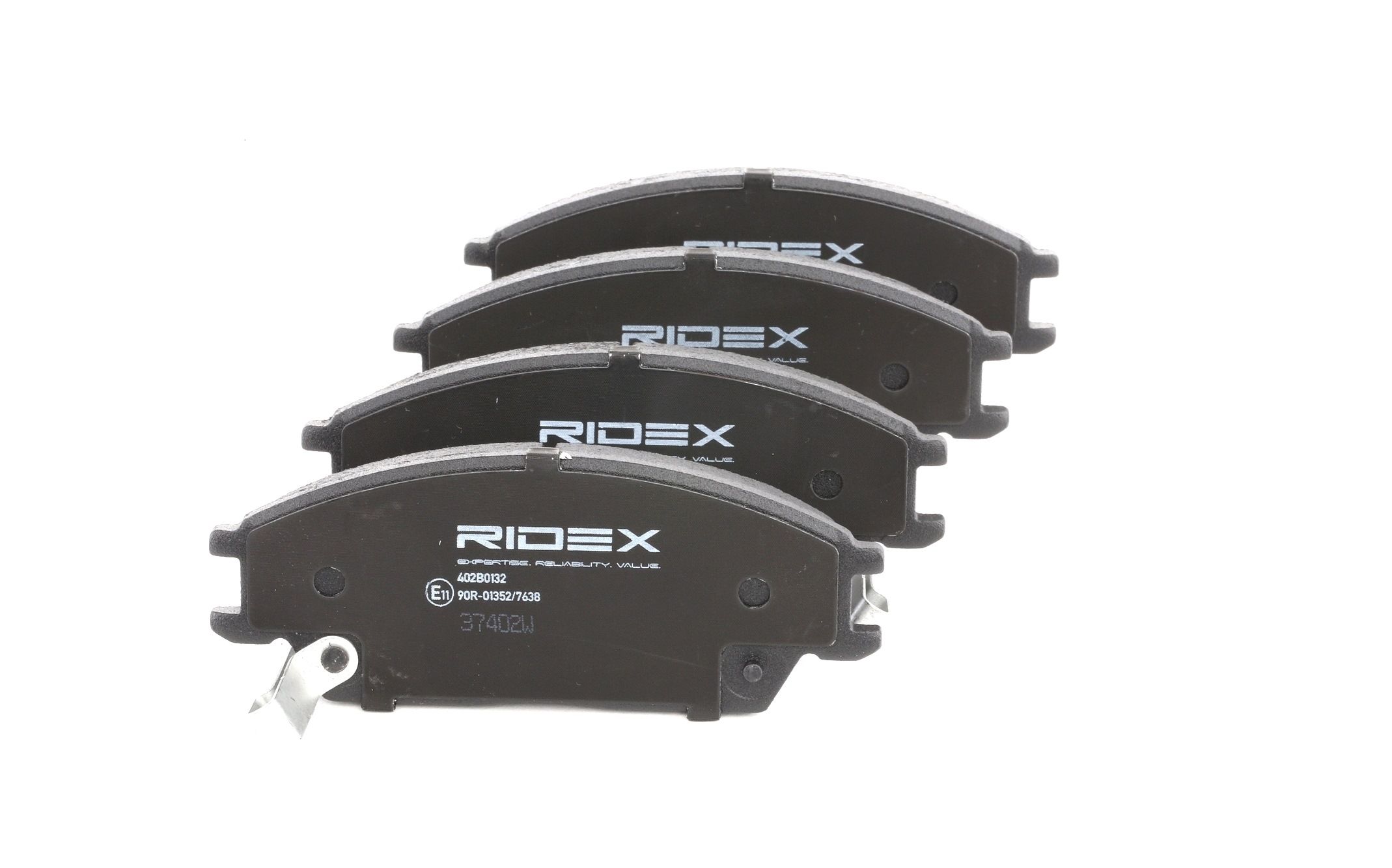 RIDEX Plaquettes De Frein 402B0132 Jeu De Plaquettes De Frein,Jeu de plaquettes de frein, frein à di