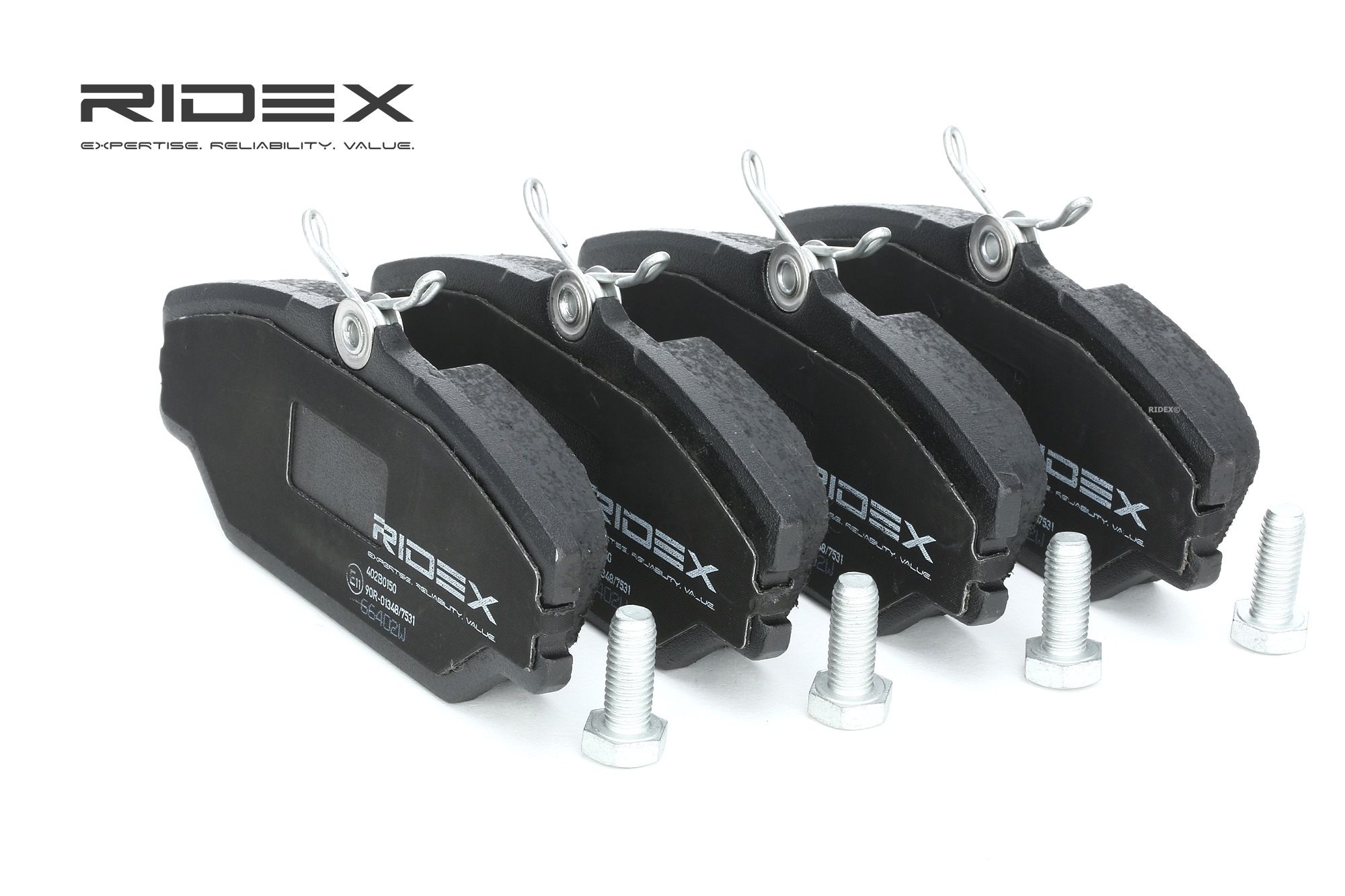 RIDEX Plaquettes De Frein 402B0150 Jeu De Plaquettes De Frein,Jeu de plaquettes de frein, frein à di