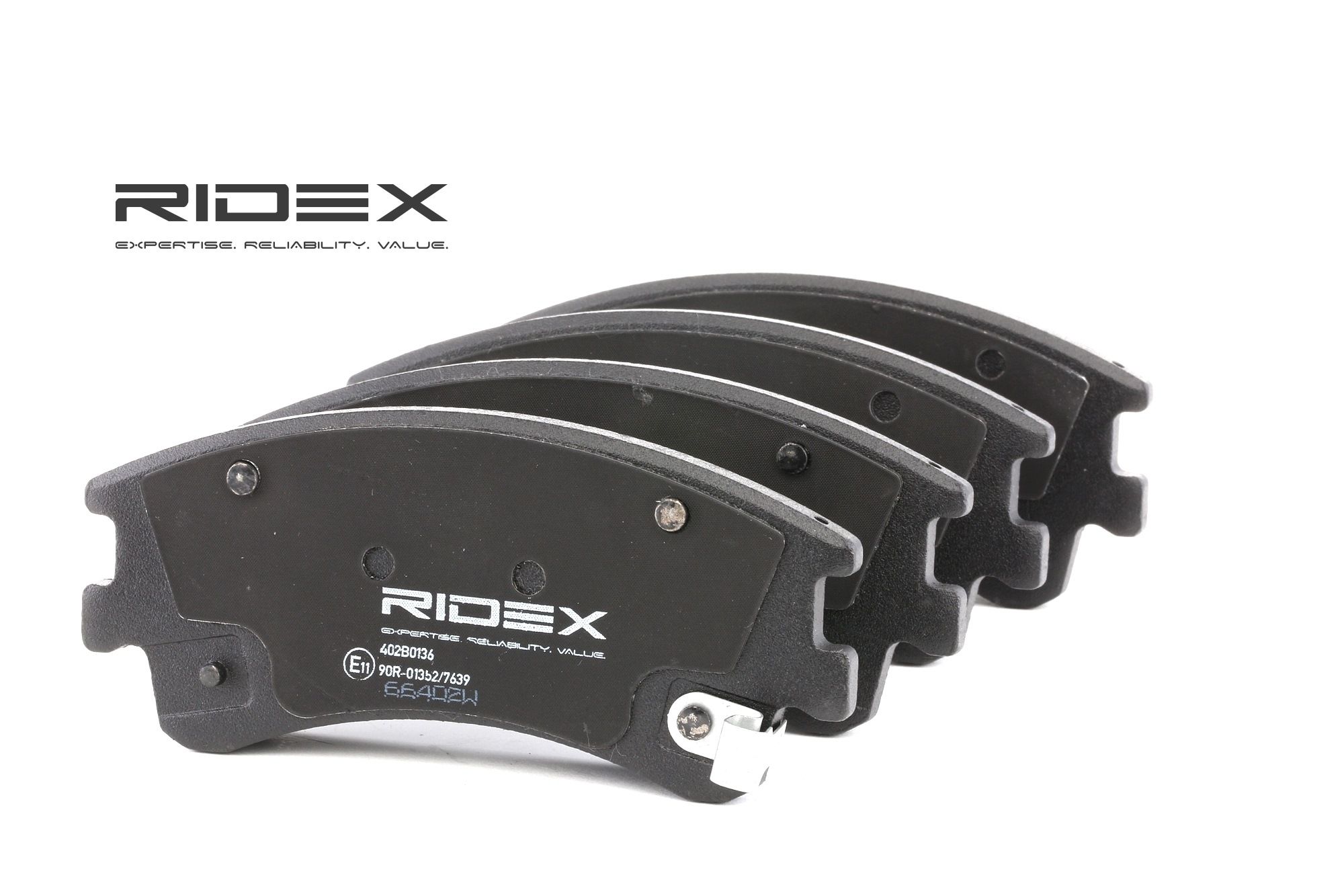 RIDEX Plaquettes De Frein 402B0136 Jeu De Plaquettes De Frein,Jeu de plaquettes de frein, frein à di