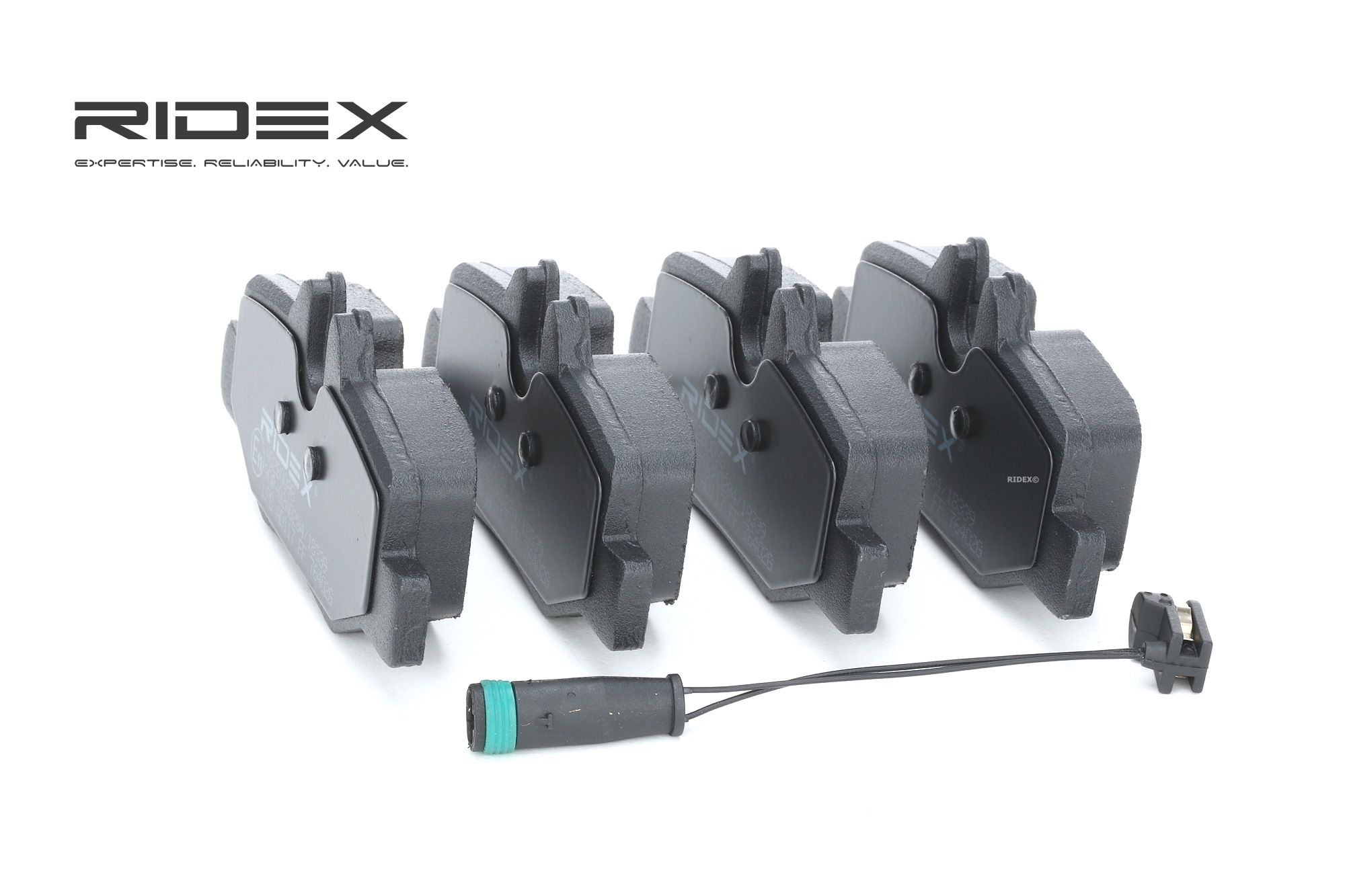RIDEX Plaquettes De Frein 402B0098 Jeu De Plaquettes De Frein,Jeu de plaquettes de frein, frein à di