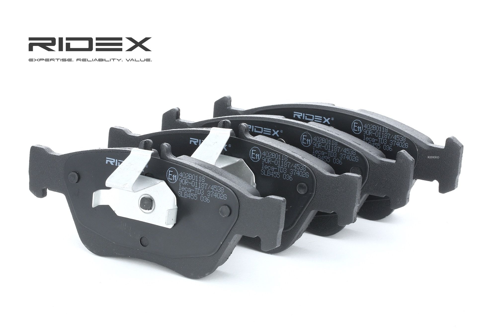 RIDEX Plaquettes De Frein 402B0118 Jeu De Plaquettes De Frein,Jeu de plaquettes de frein, frein à di