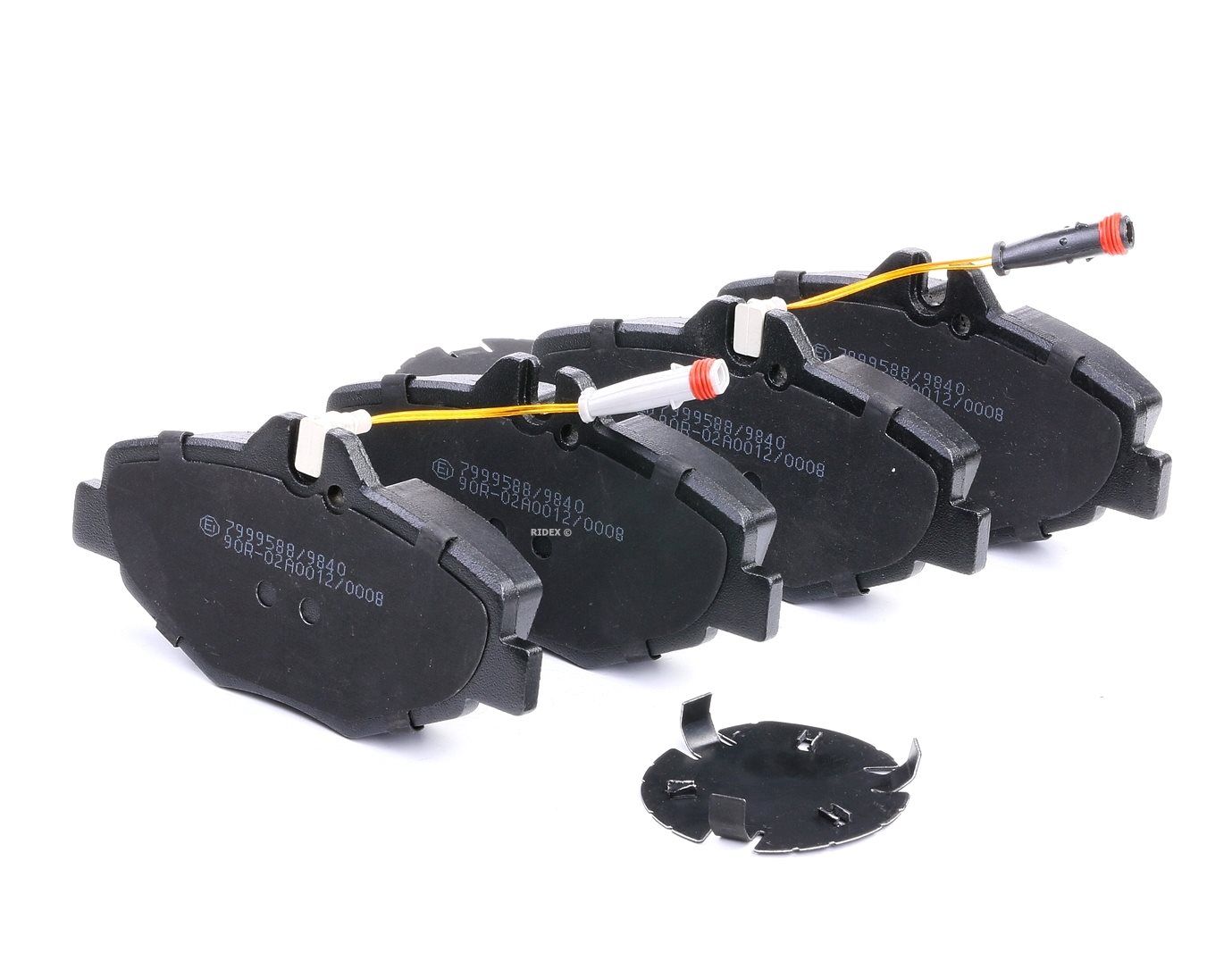 RIDEX Plaquettes De Frein 402B0119 Jeu De Plaquettes De Frein,Jeu de plaquettes de frein, frein à di